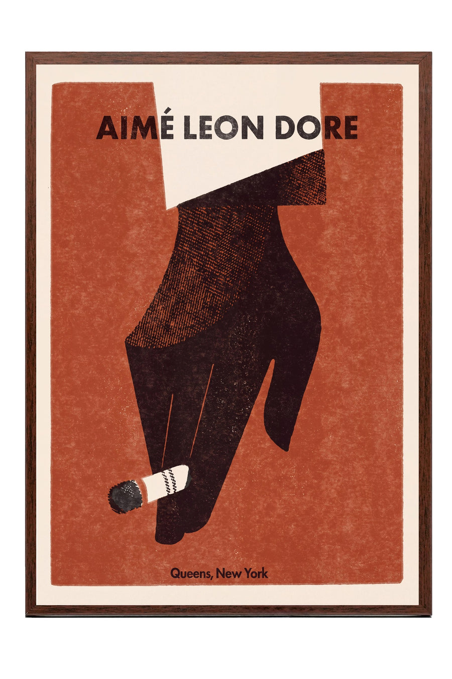 AIMÉ LEON DORE Poster – Kahverengi Çerçeveli Tablo