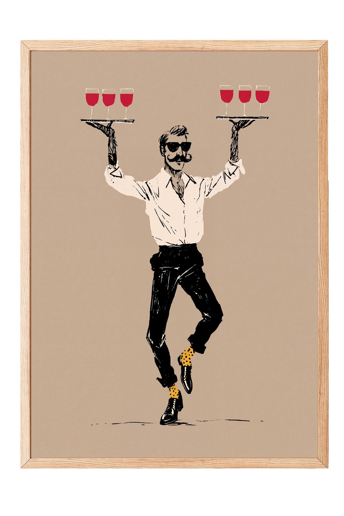 Dans Eden Garson Poster – Ahşap Çerçeveli Tablo