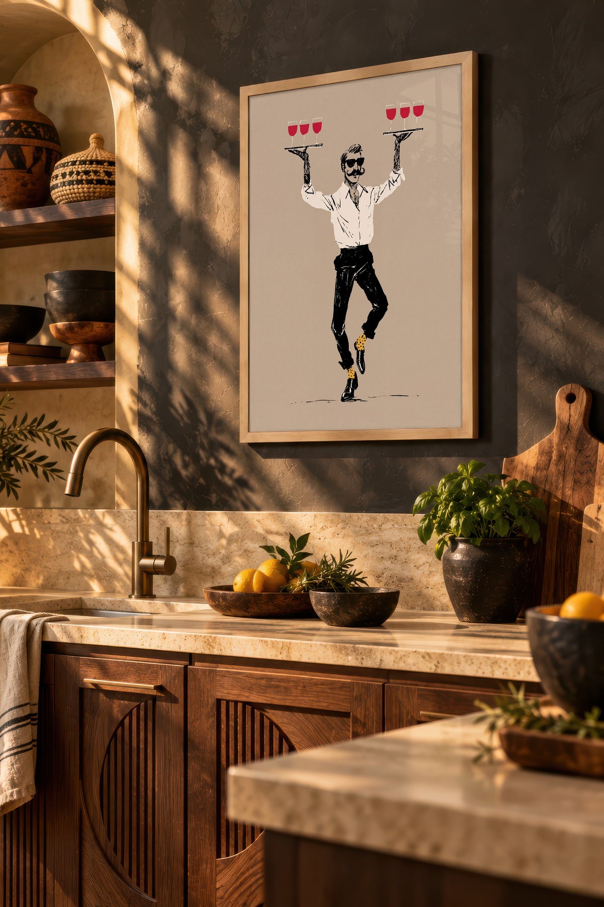 Dans Eden Garson Poster – Ahşap Çerçeveli Tablo