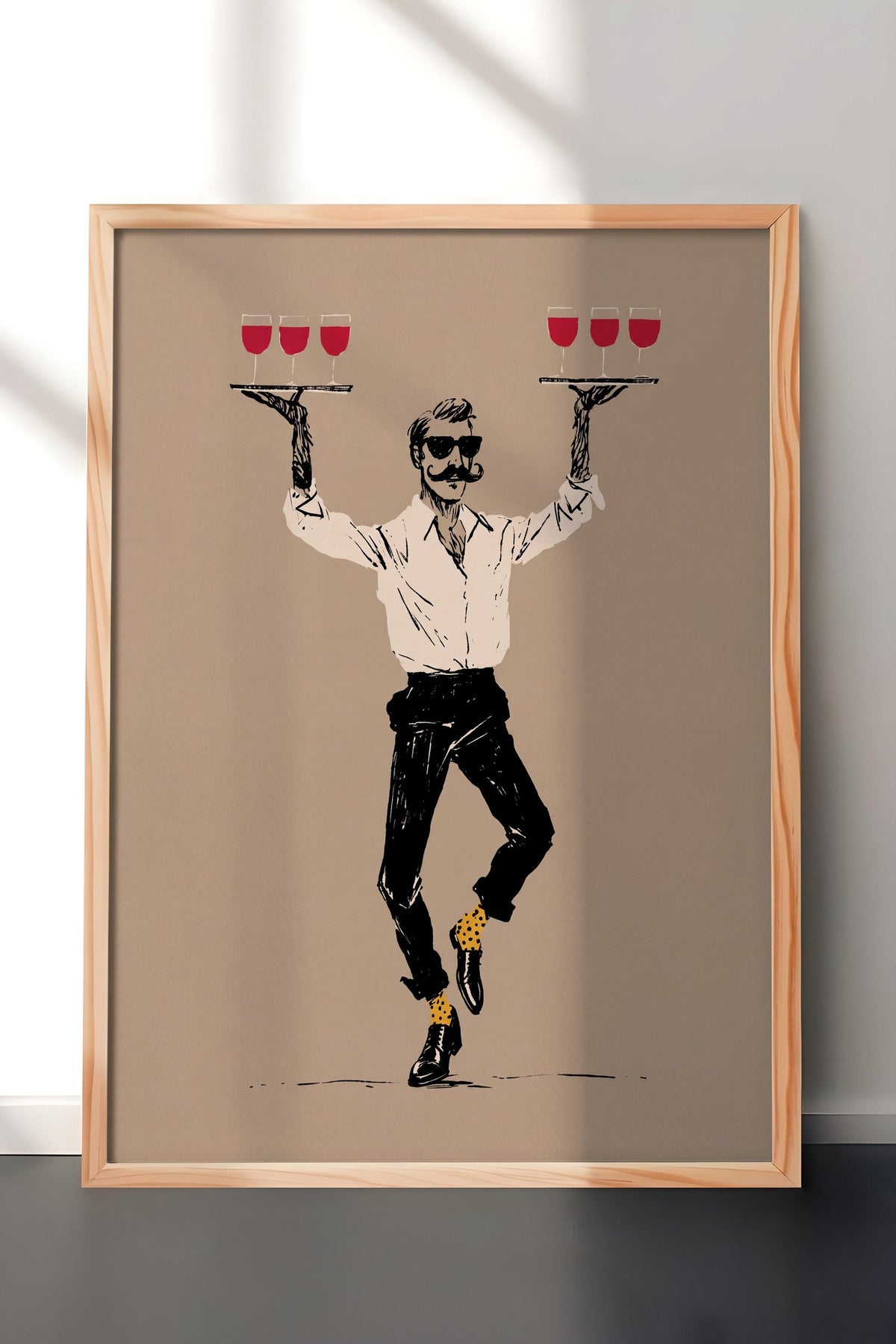 Dans Eden Garson Poster – Ahşap Çerçeveli Tablo