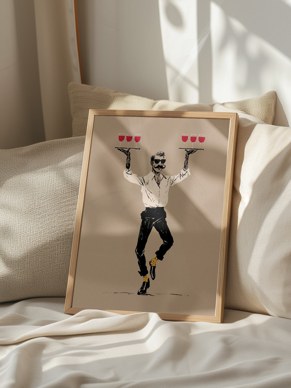 Dans Eden Garson Poster – Ahşap Çerçeveli Tablo