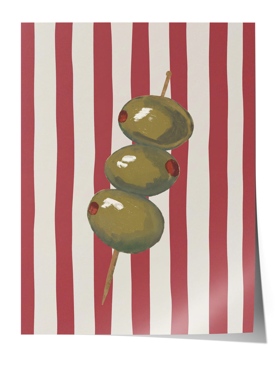 Zeytin Şiş Çerçevesiz Poster