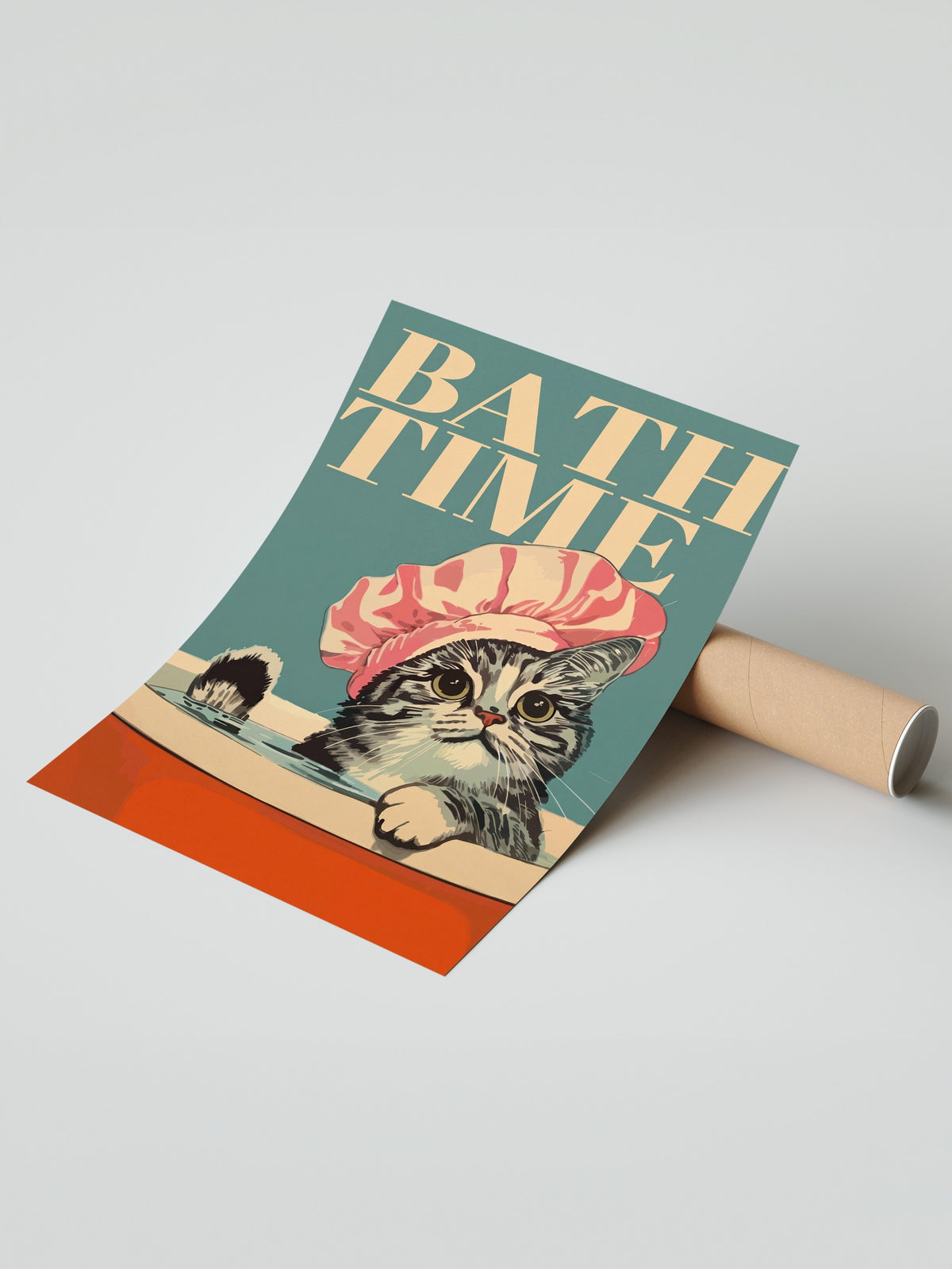 BATH TIME Çerçevesiz Poster
