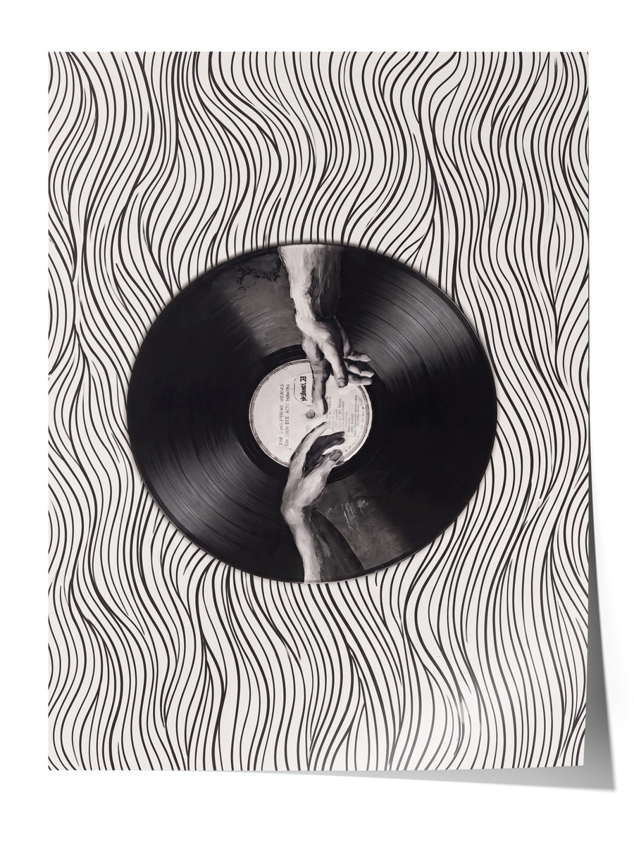 Vinil Dokunuşu Çerçevesiz Poster