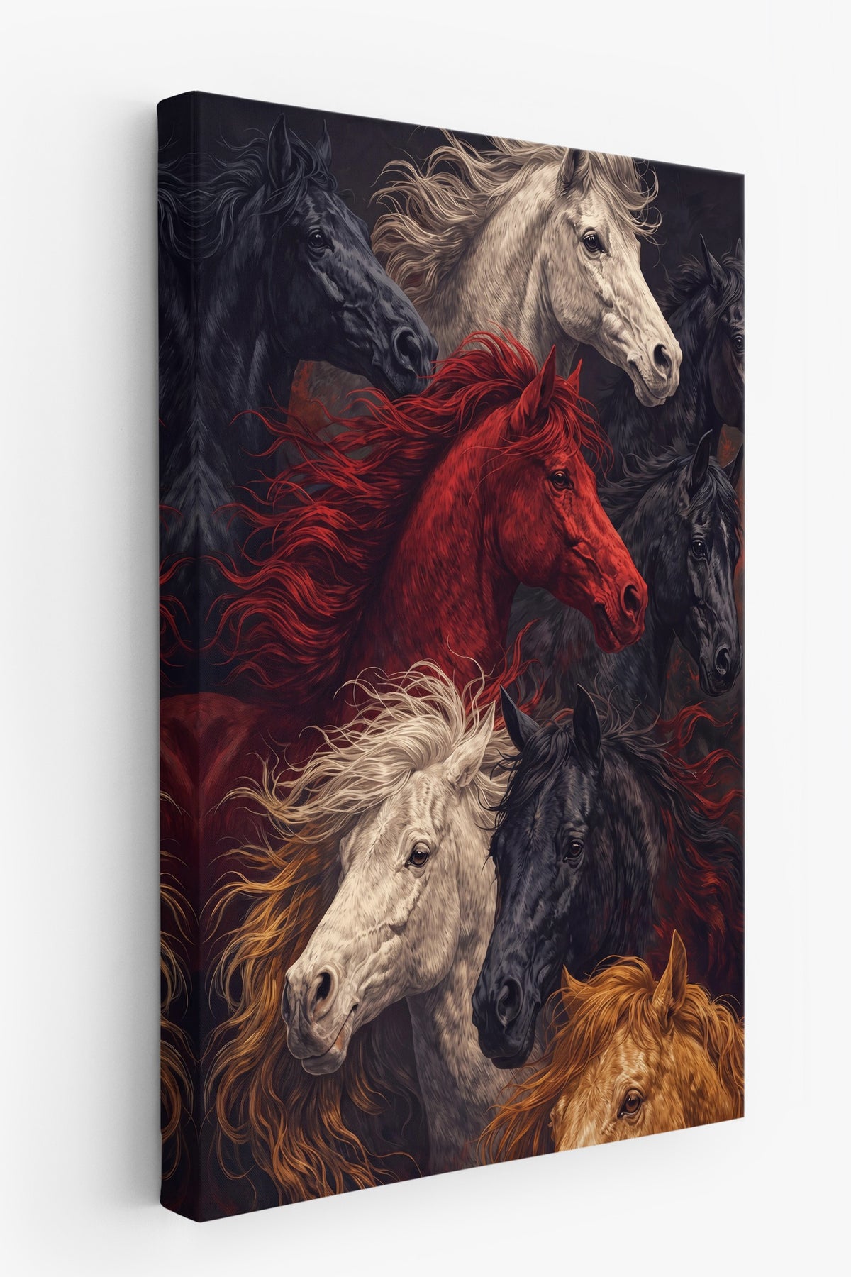 Koşan Atlar Kanvas Tablo — NO:160107