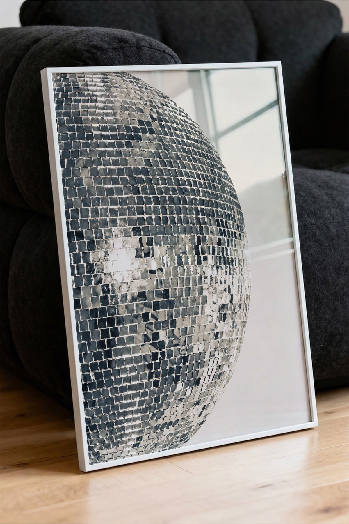 Disko Topu Poster – Beyaz Çerçeveli Tablo