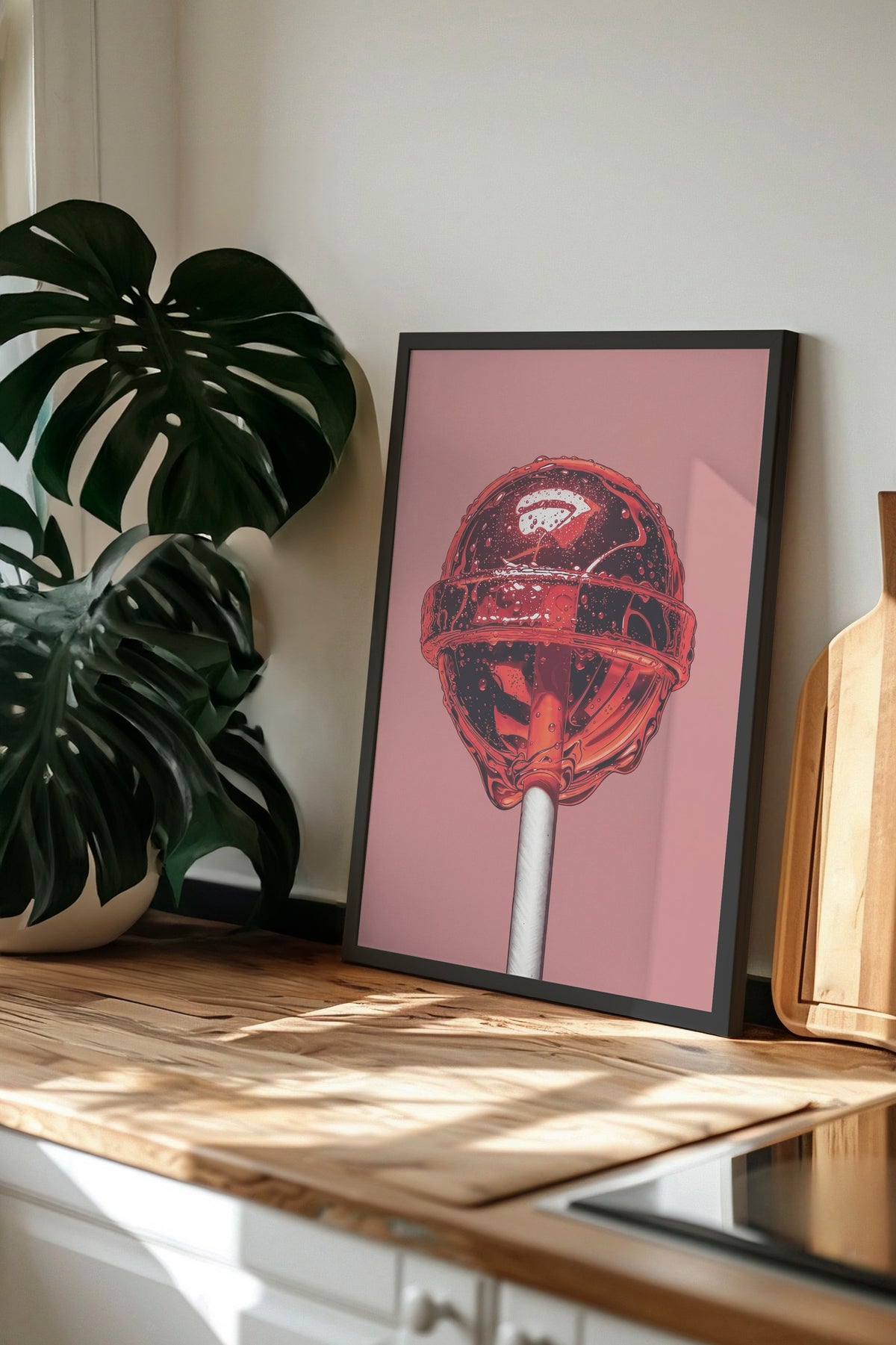 Şekerleme Görseli Poster – Siyah Çerçeveli Tablo