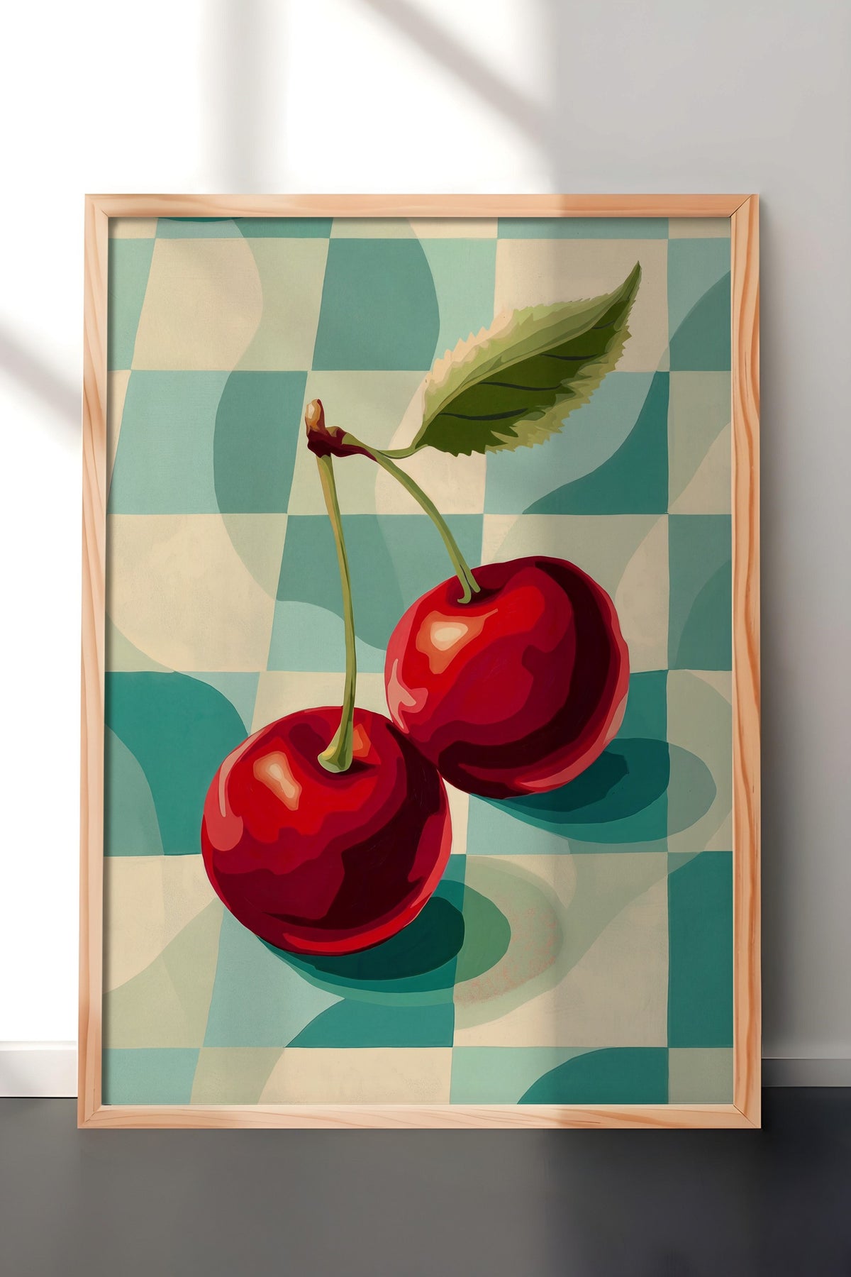 Kirazlar Poster – Ahşap Çerçeveli Tablo