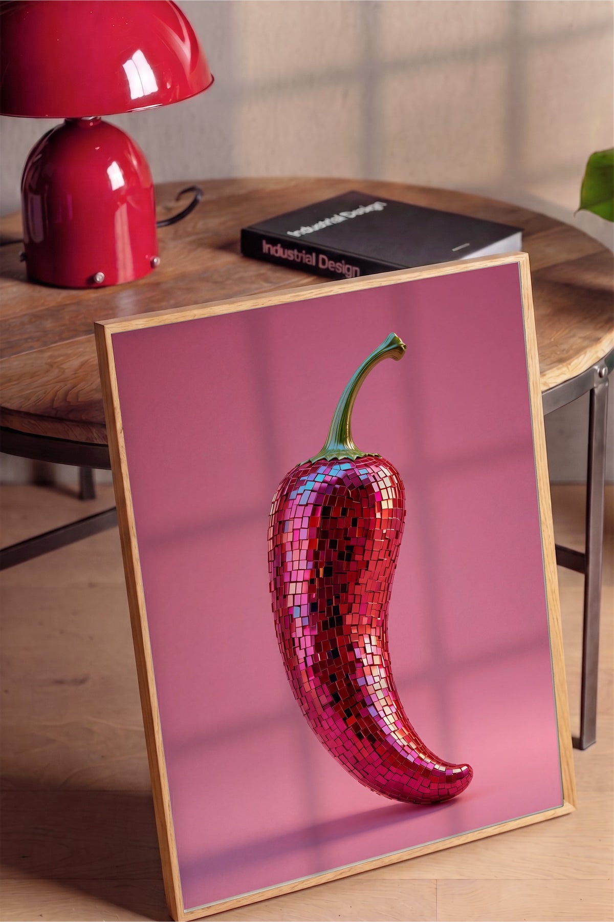 Mozaik Biber Poster – Ahşap Çerçeveli Tablo