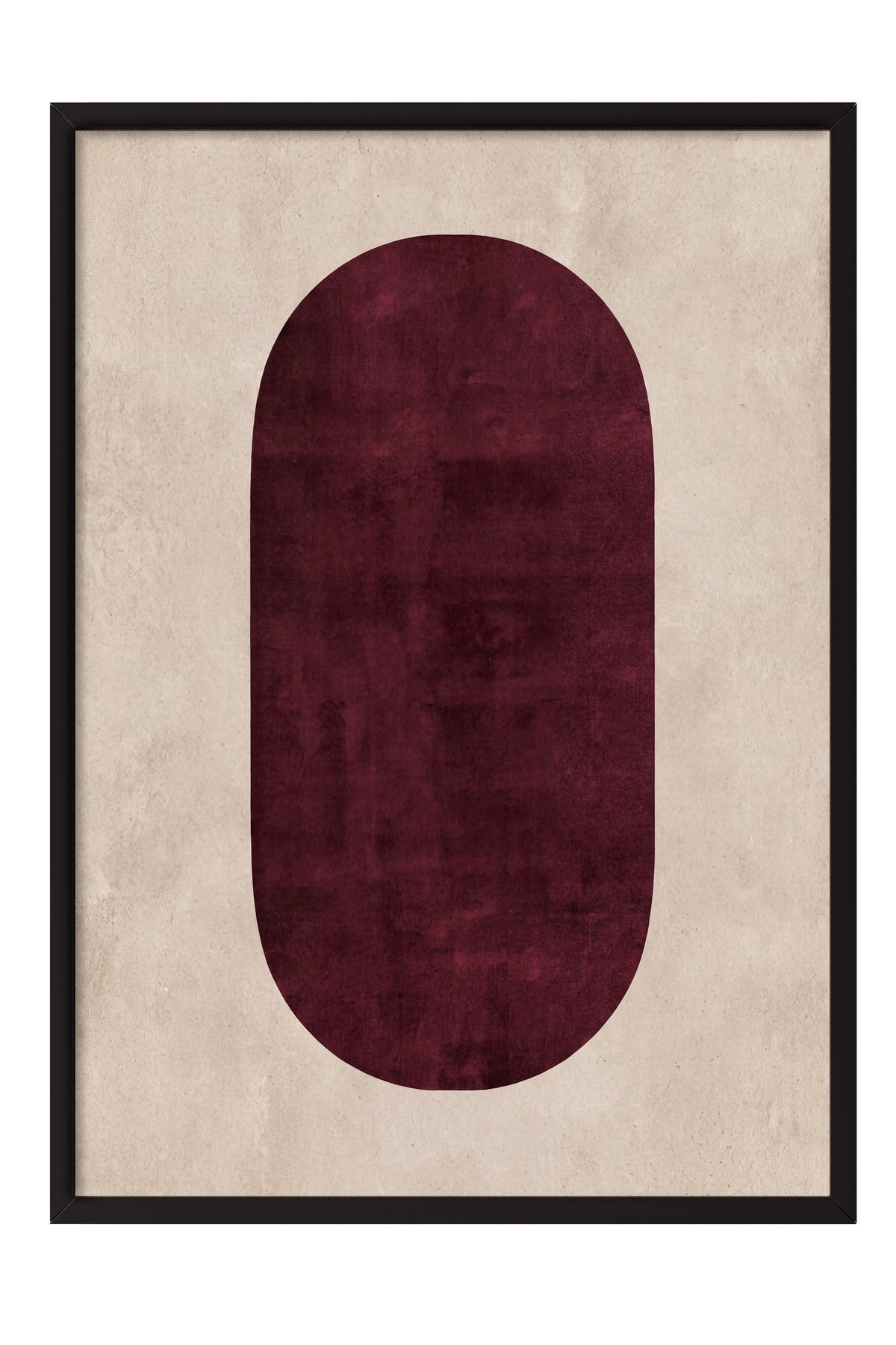 Soyut Geometrik Desen Poster – Siyah Çerçeveli Tablo