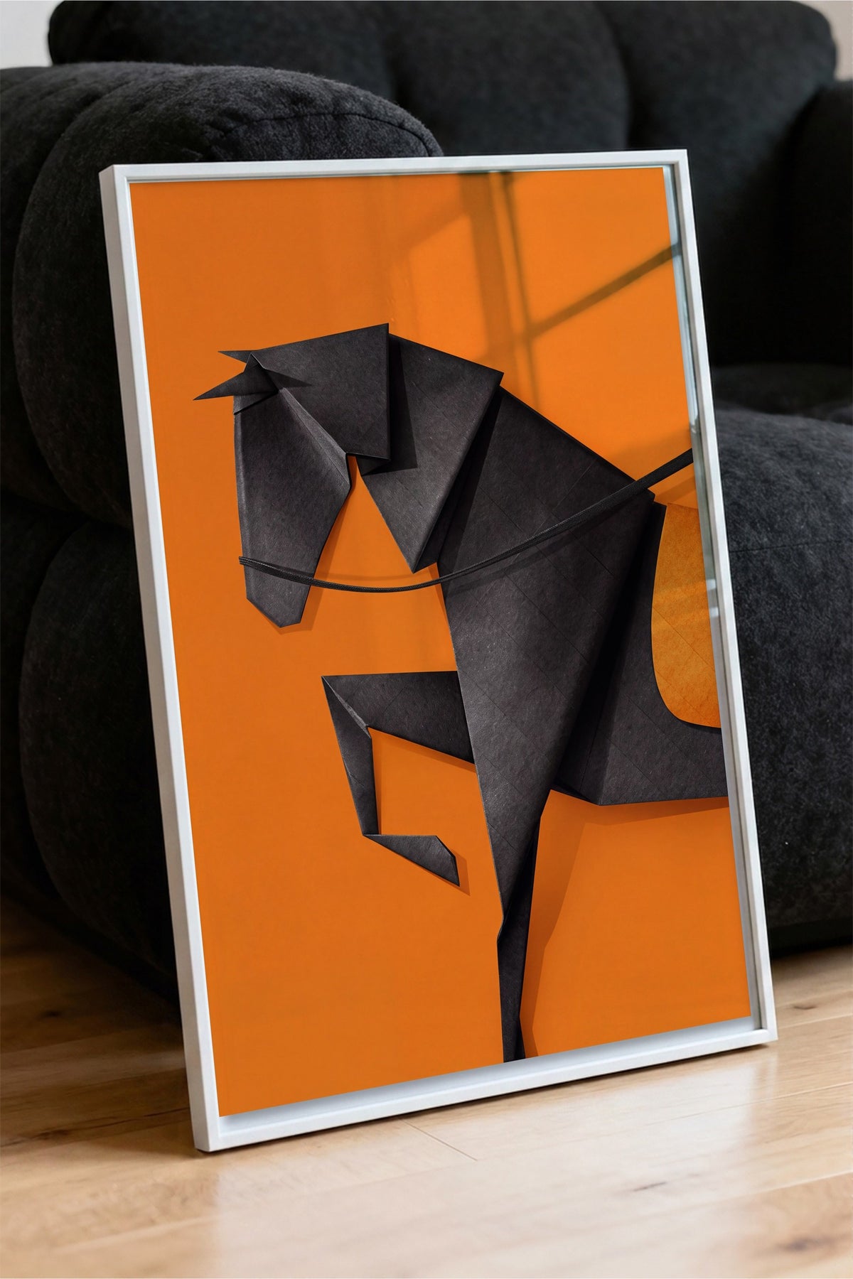 Origami At Poster – Beyaz Çerçeveli Tablo