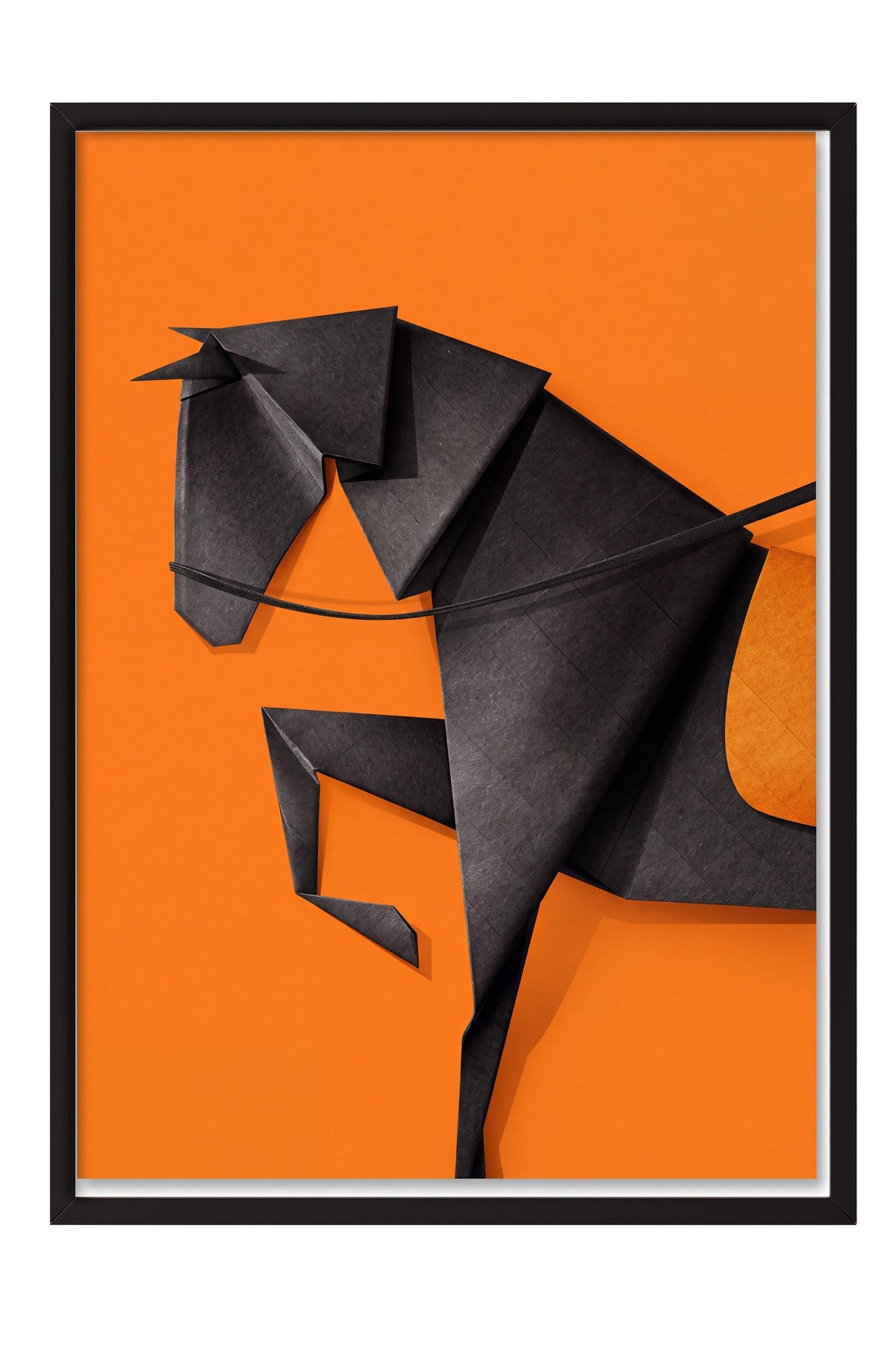 Origami At Poster – Siyah Çerçeveli Tablo