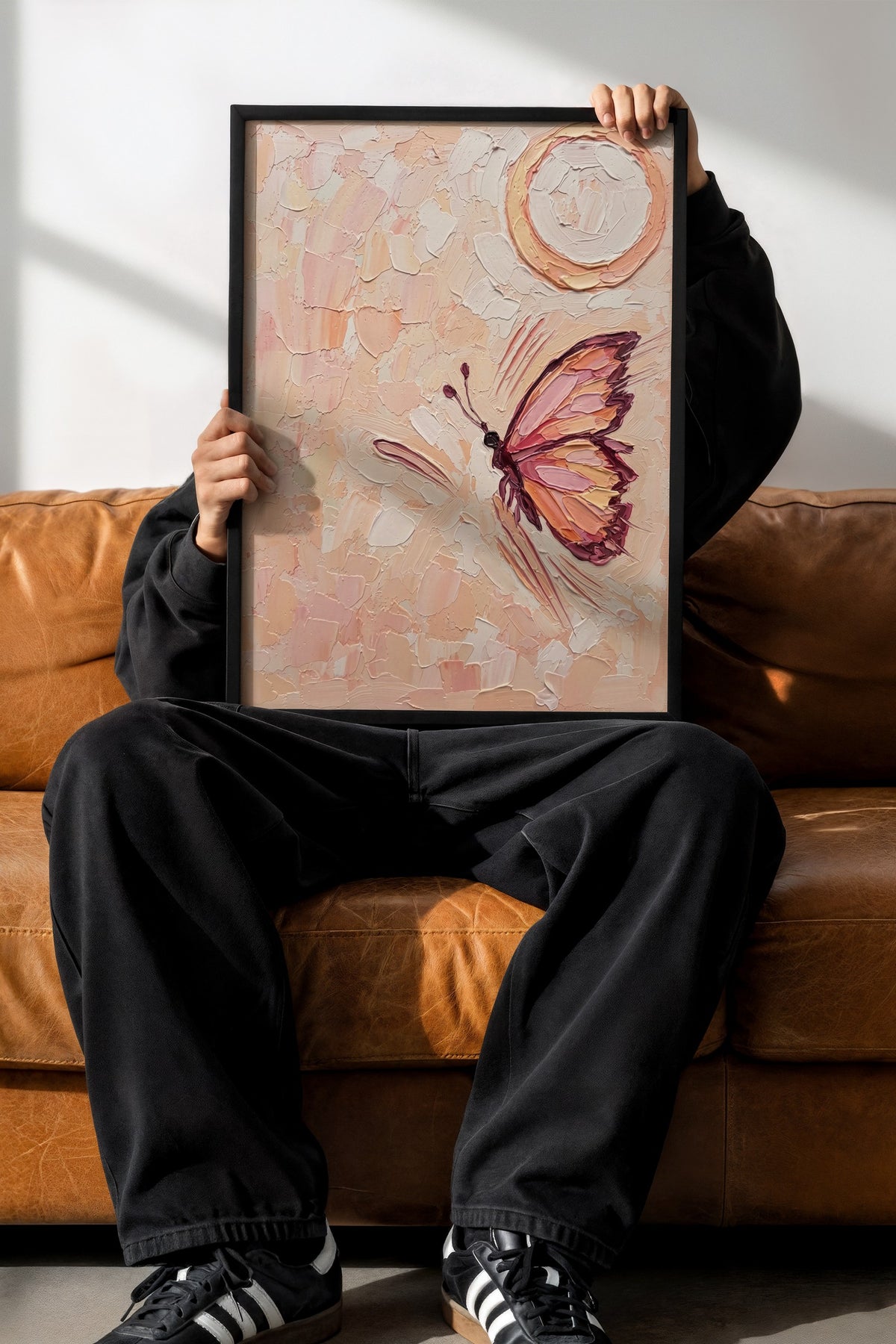 Kelebek Uçuşu Poster – Siyah Çerçeveli Tablo