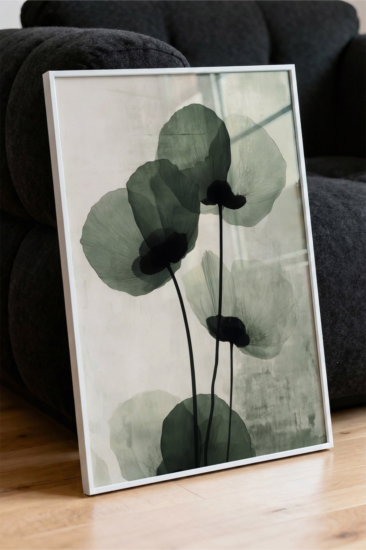 Çiçeklerin Zarafeti Poster – Beyaz Çerçeveli Tablo