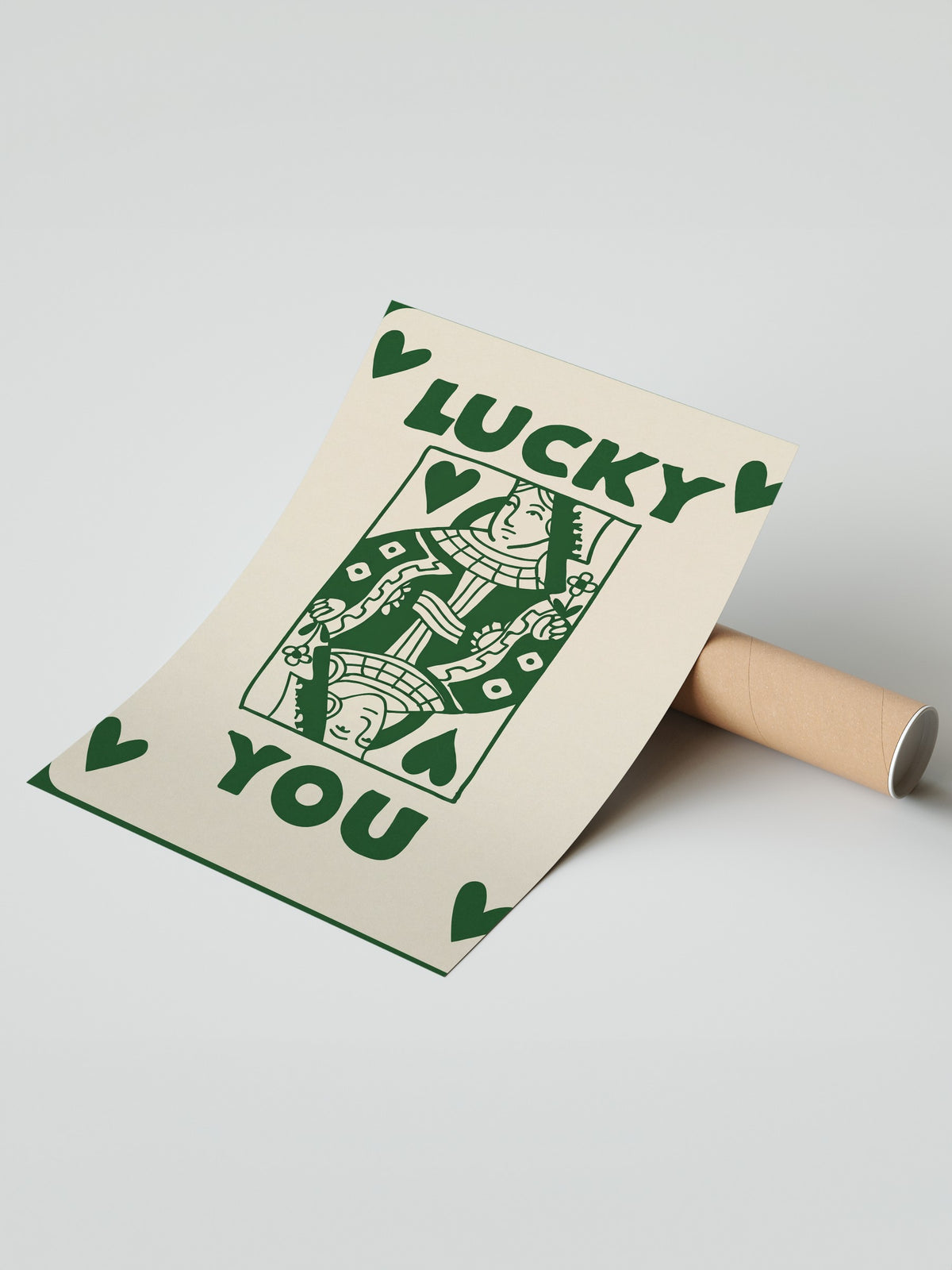 LUCKY YOU Çerçevesiz Poster