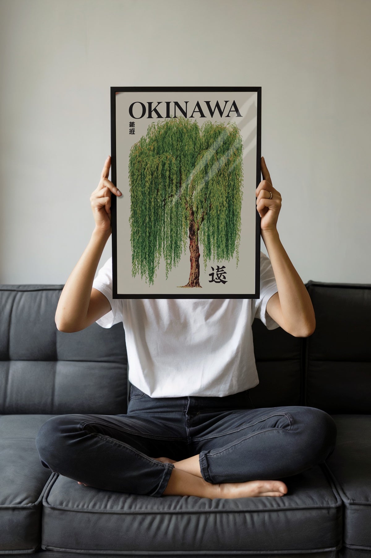 OKINAWA Poster – Siyah Çerçeveli Tablo