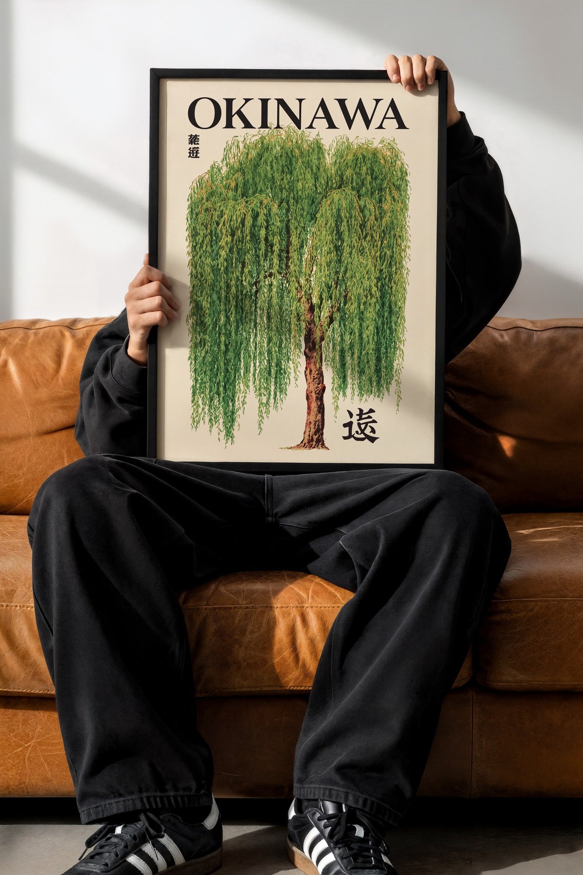 OKINAWA Poster – Siyah Çerçeveli Tablo