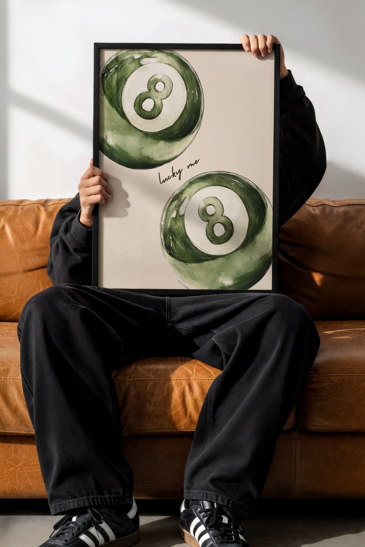 lucky me Poster – Siyah Çerçeveli Tablo