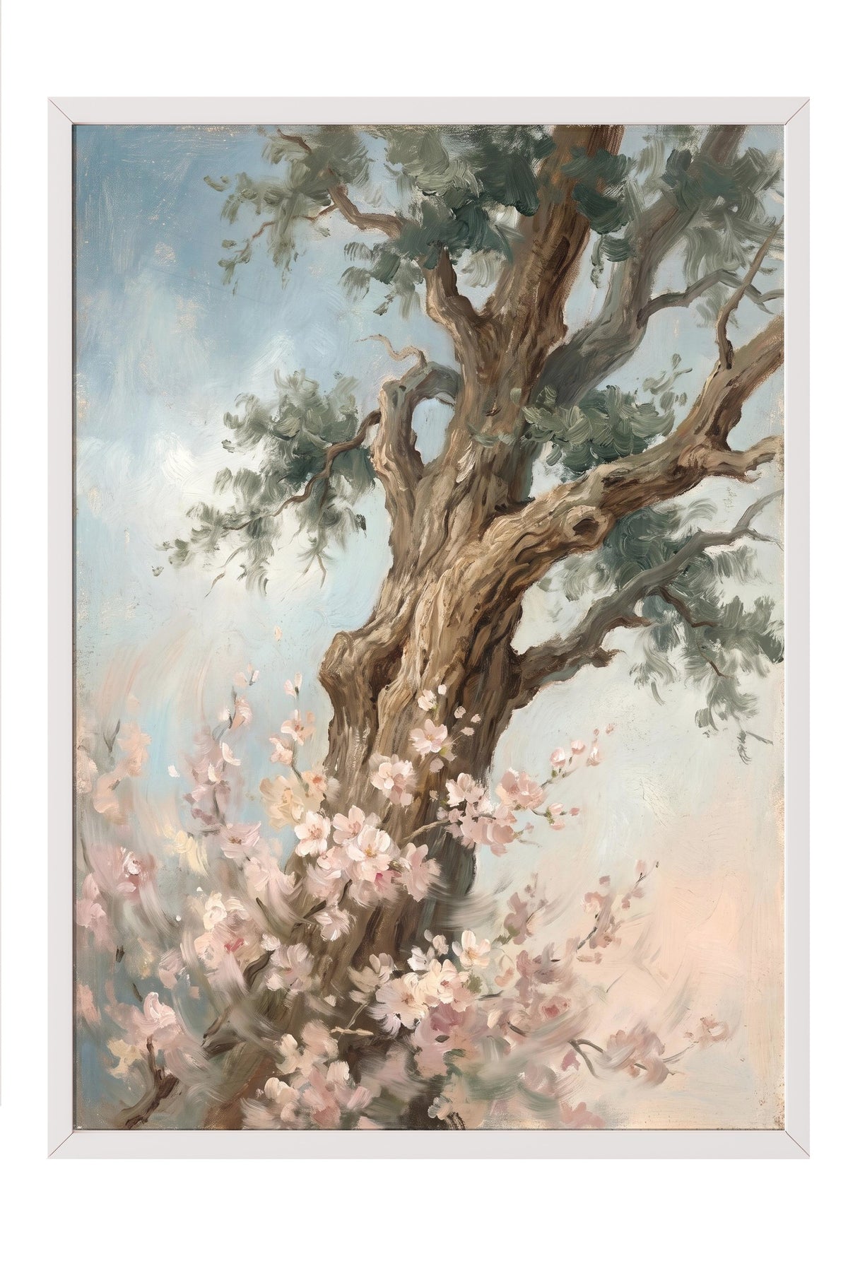 Doğa Manzarası Poster – Beyaz Çerçeveli Tablo