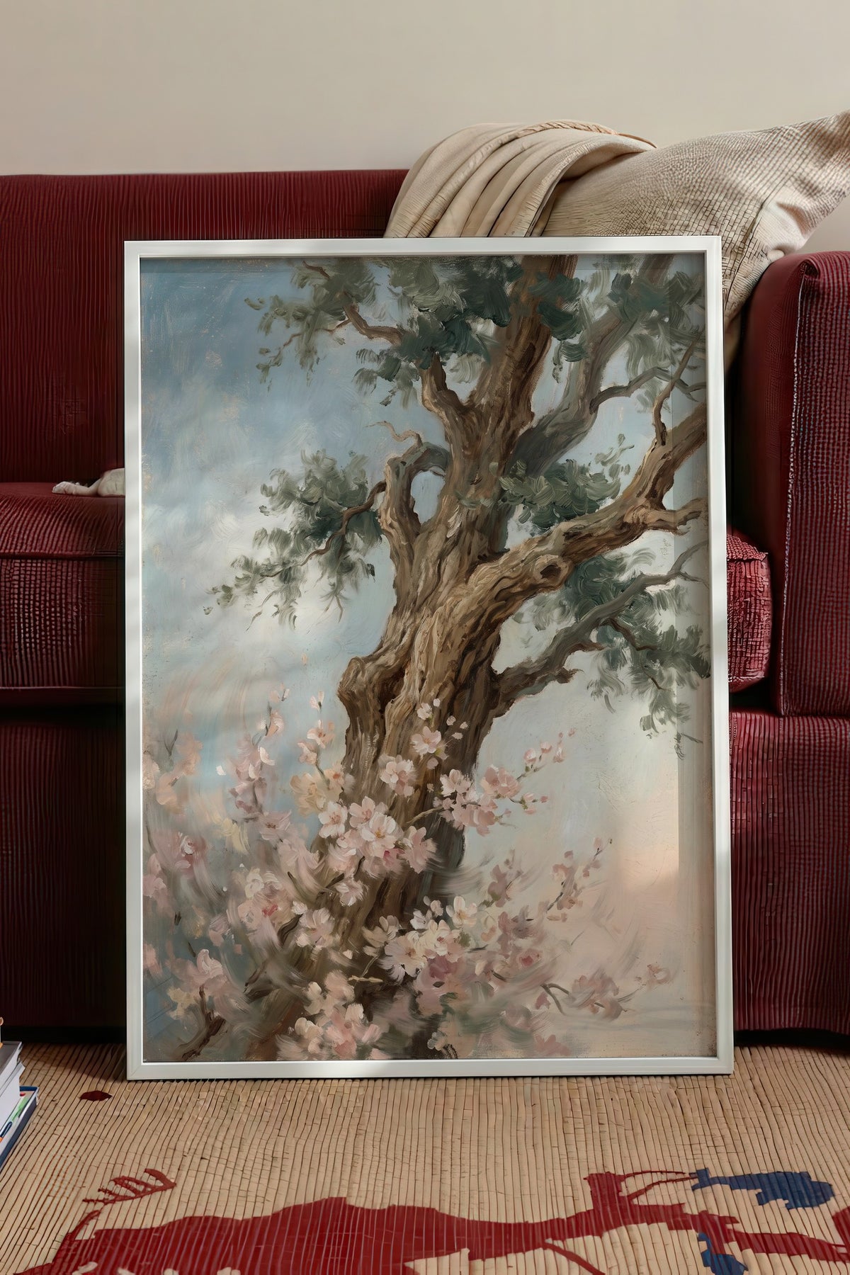 Doğa Manzarası Poster – Beyaz Çerçeveli Tablo