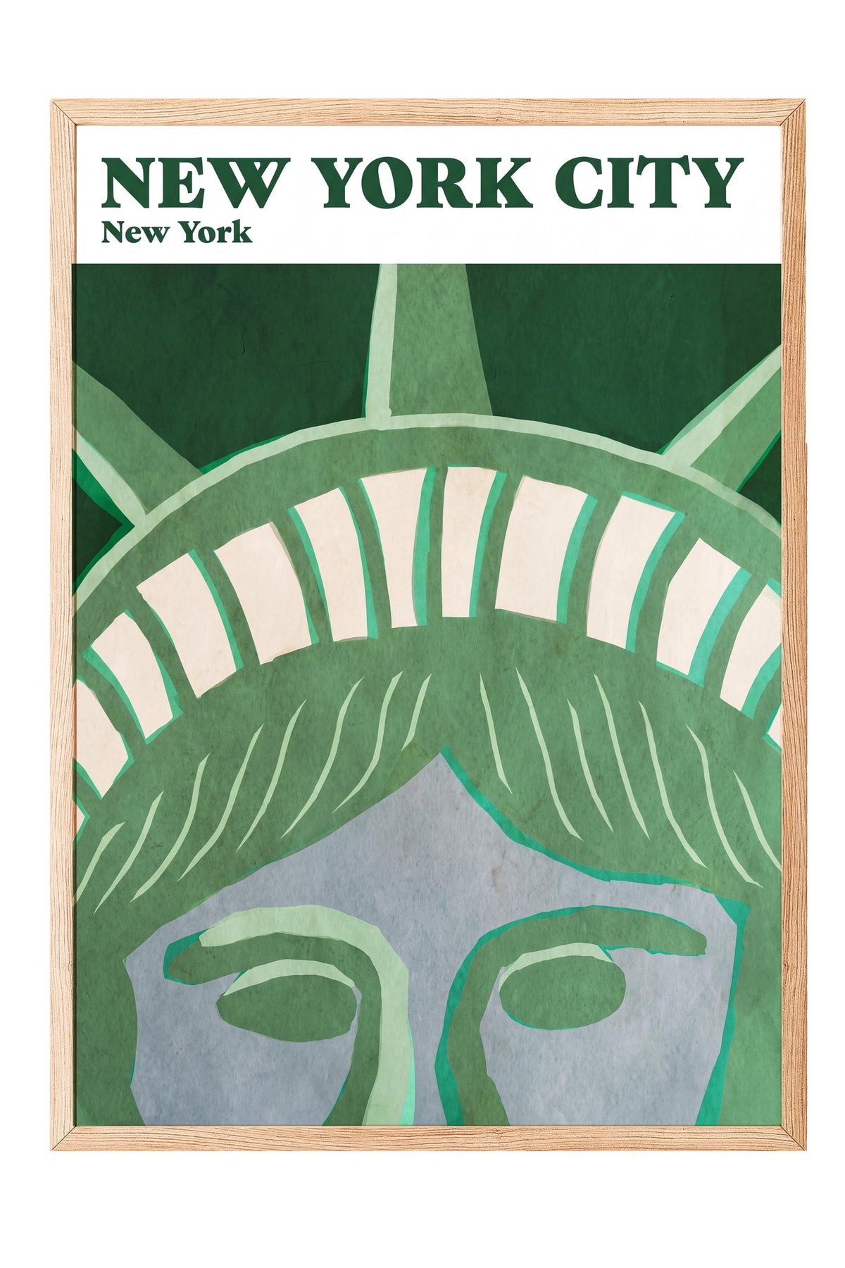 NEW YORK CITY Poster – Ahşap Çerçeveli Tablo
