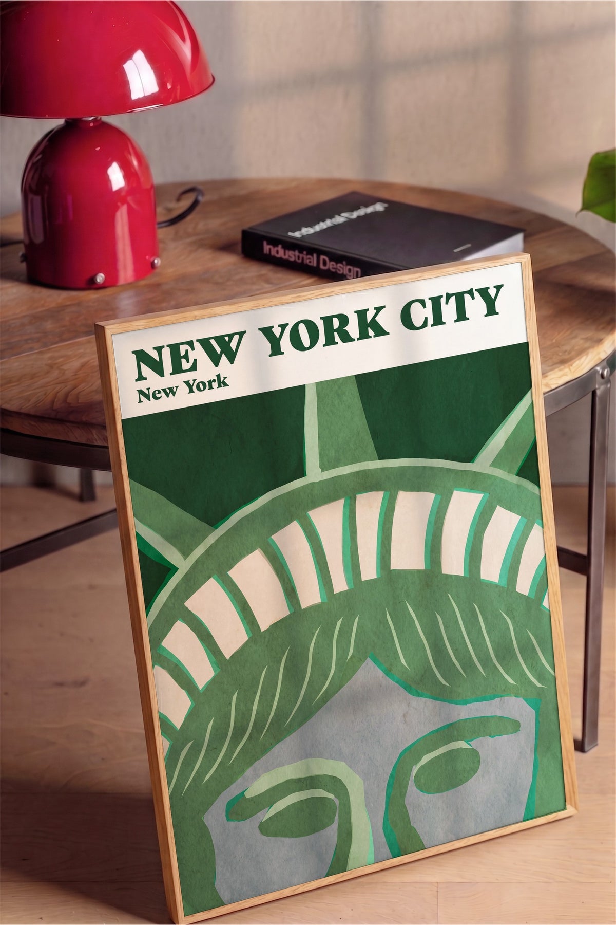 NEW YORK CITY Poster – Ahşap Çerçeveli Tablo