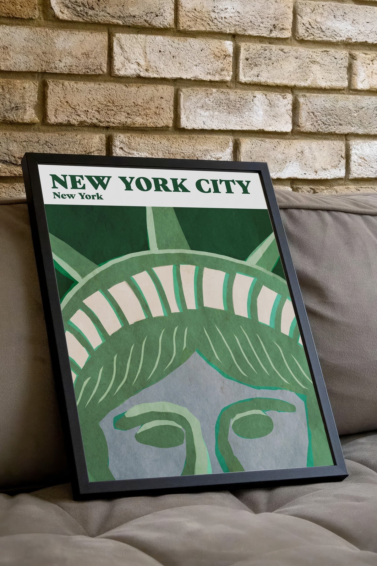 NEW YORK CITY Poster – Siyah Çerçeveli Tablo