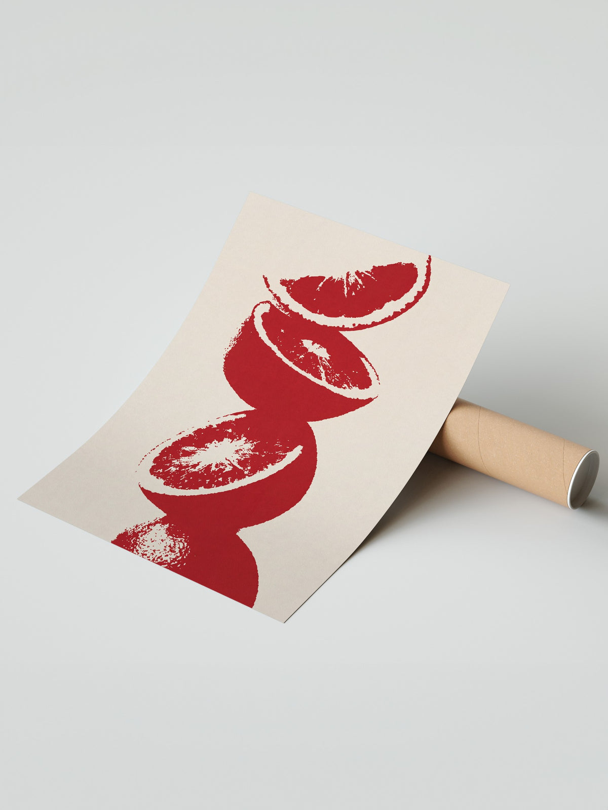 Kırmızı Turunçgiller Çerçevesiz Poster