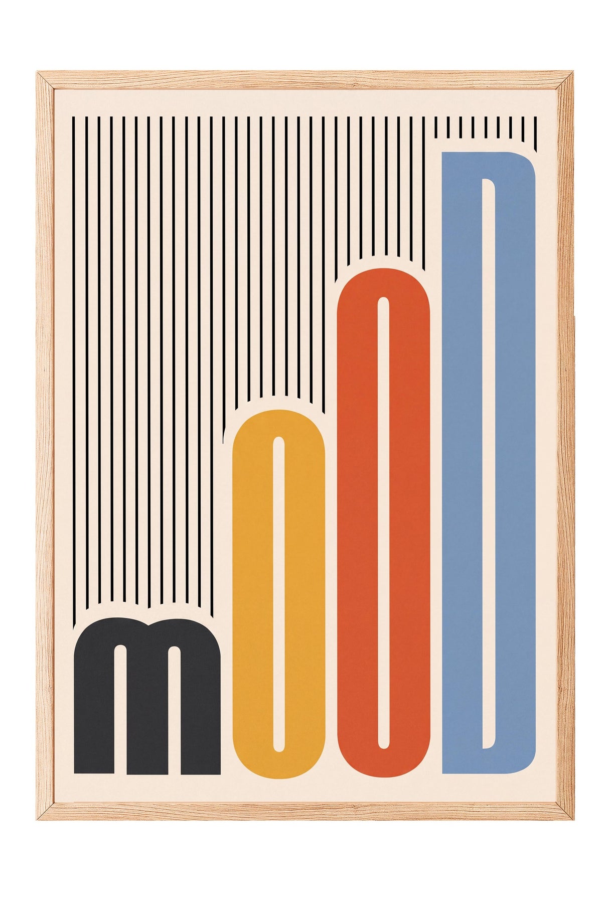MOOD Poster – Ahşap Çerçeveli Tablo