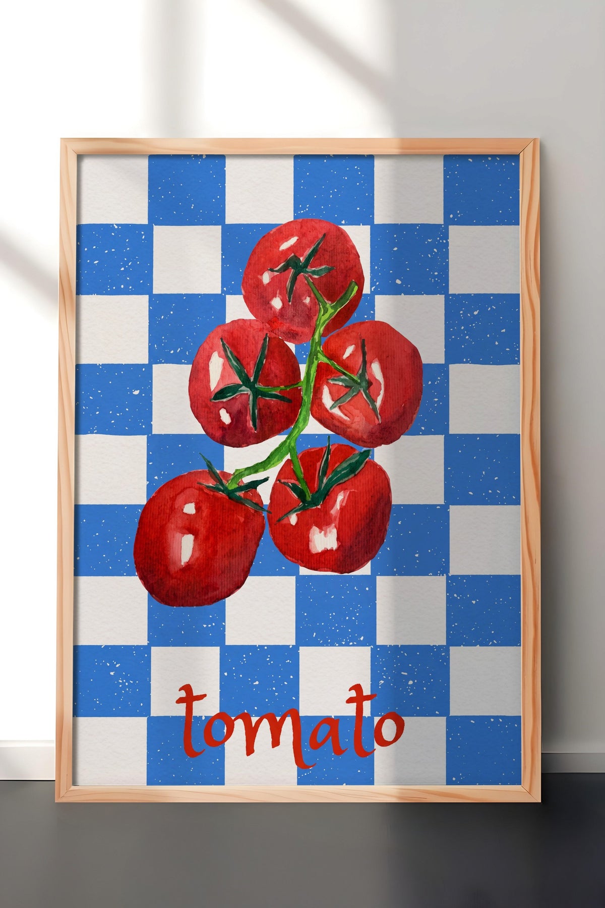 tomato Poster – Ahşap Çerçeveli Tablo