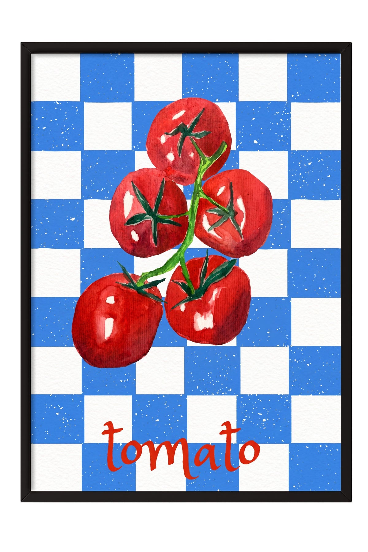 tomato Poster – Siyah Çerçeveli Tablo