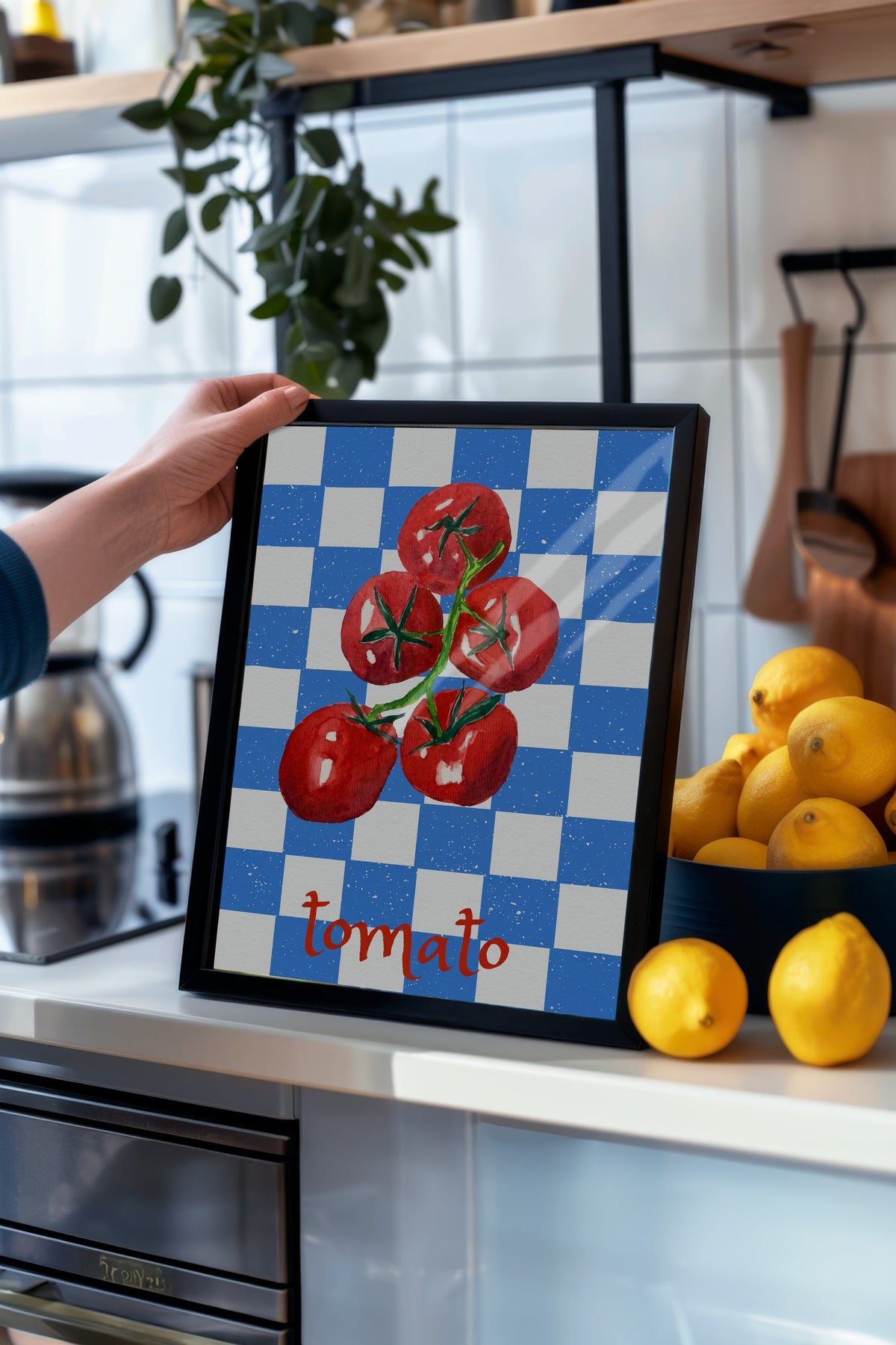 tomato Poster – Siyah Çerçeveli Tablo