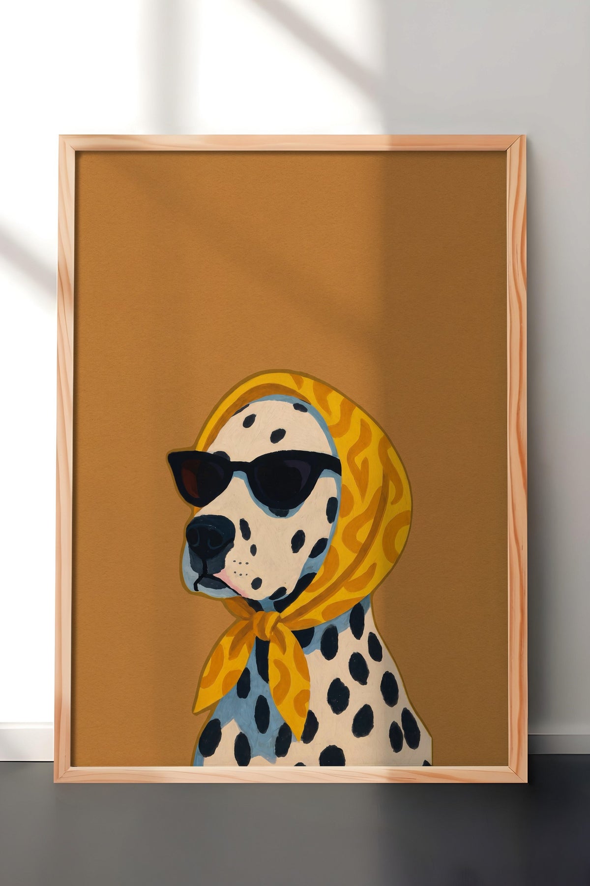 Dalmaçyalı köpek Poster – Ahşap Çerçeveli Tablo