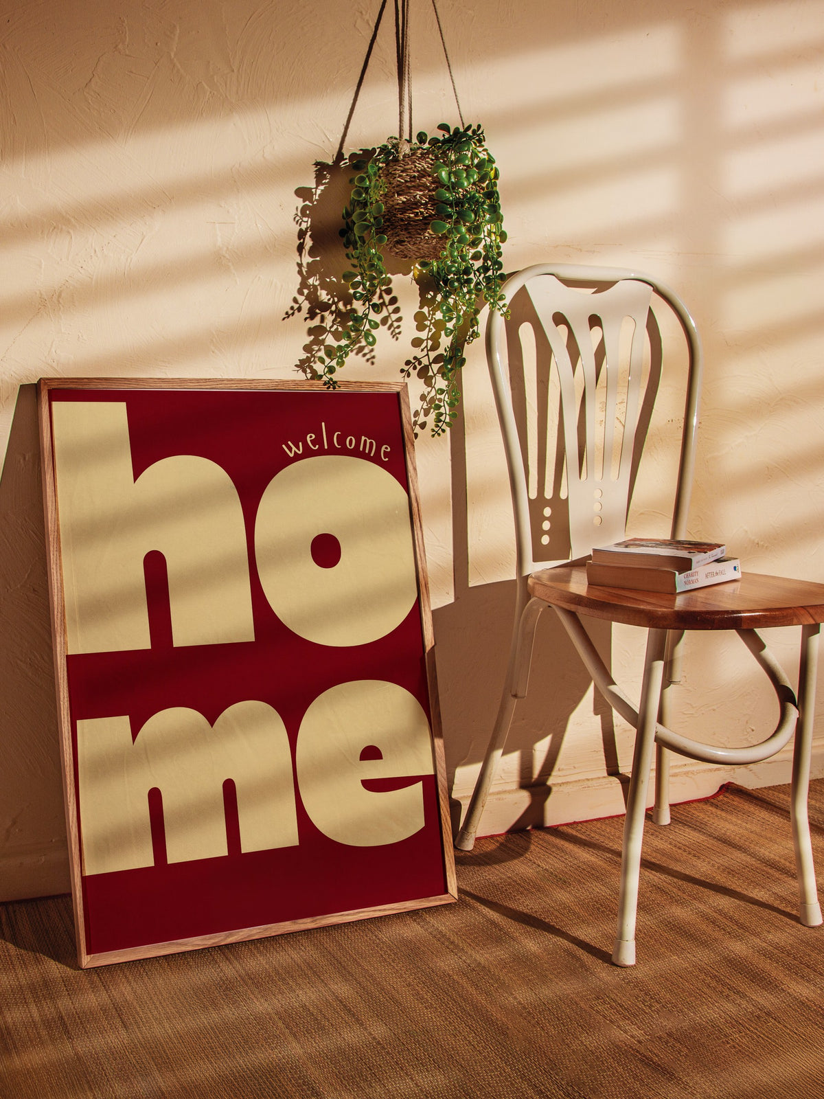 welcome home Poster – Ahşap Çerçeveli Tablo