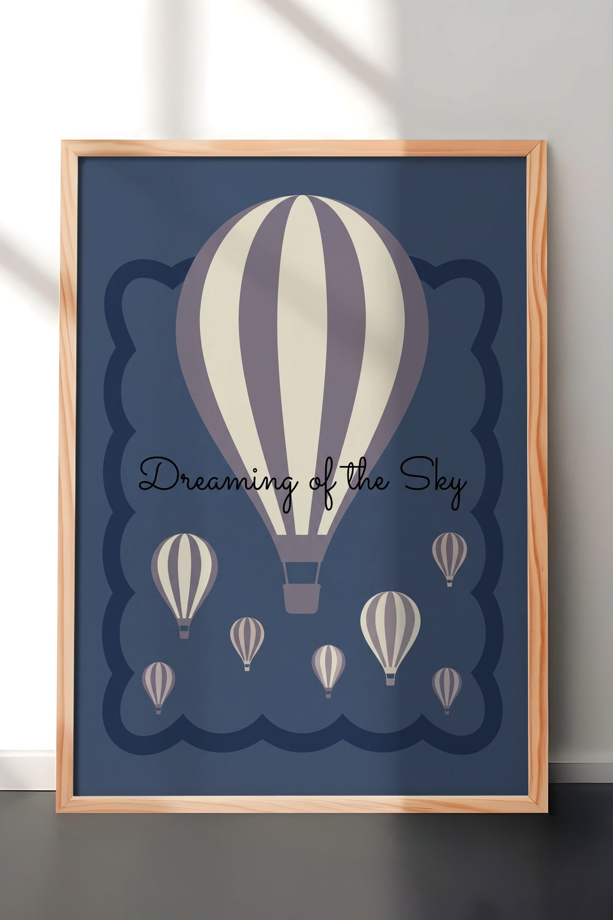 Dreaming of the Sky Poster – Ahşap Çerçeveli Tablo