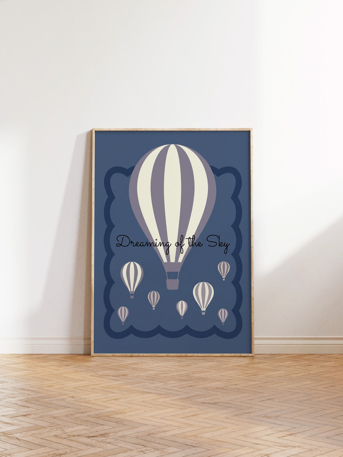 Dreaming of the Sky Poster – Ahşap Çerçeveli Tablo