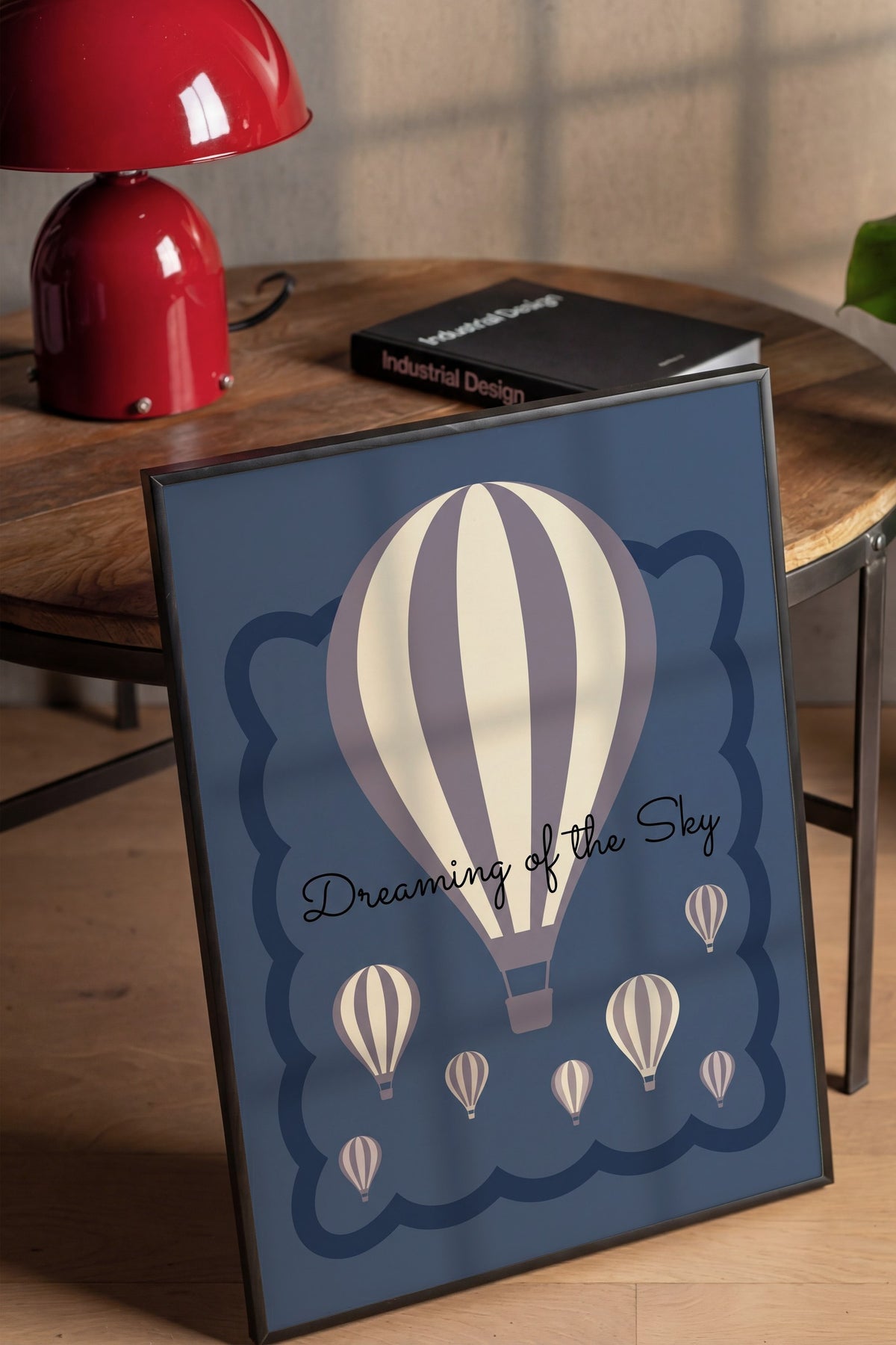 Dreaming of the Sky Poster – Siyah Çerçeveli Tablo