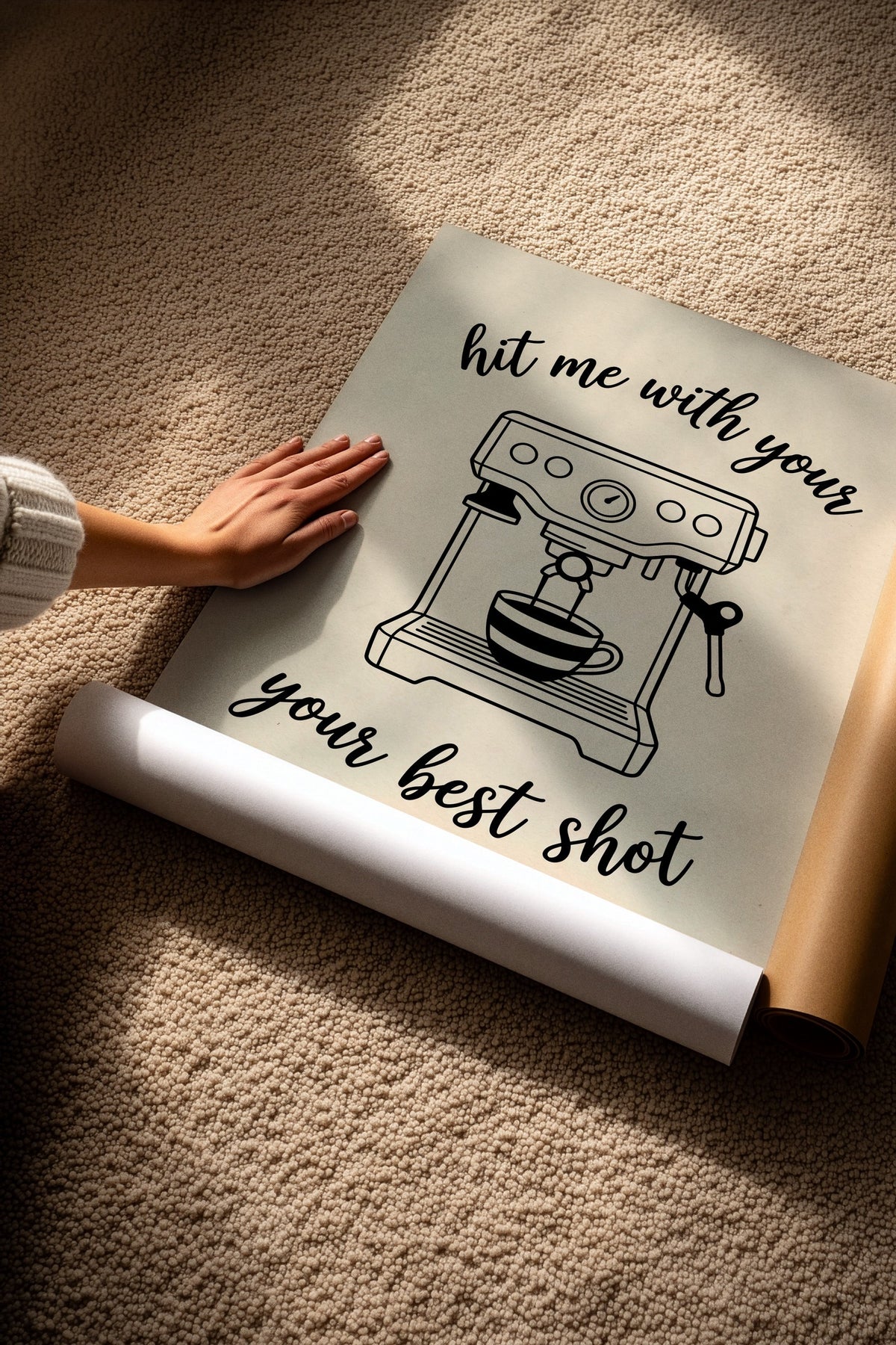 hit me with your your best shot Çerçevesiz Poster