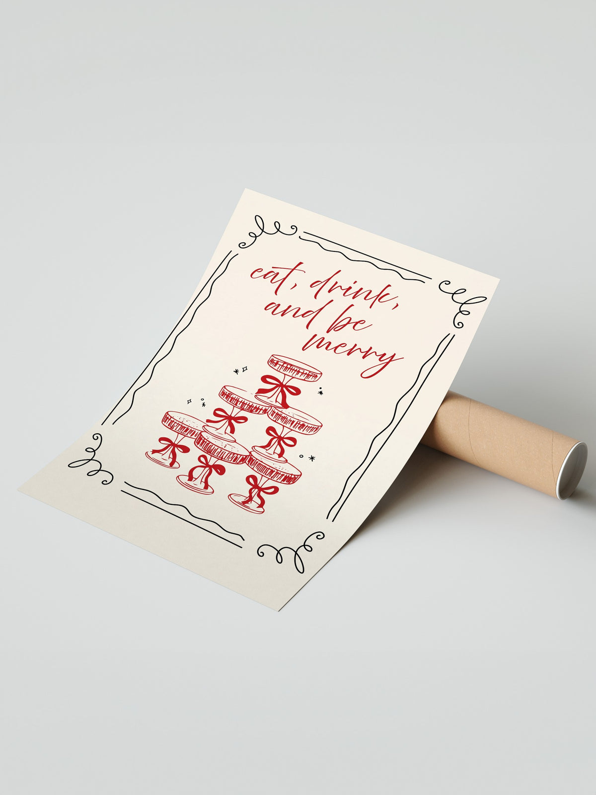 eat, drink, and be merry Çerçevesiz Poster