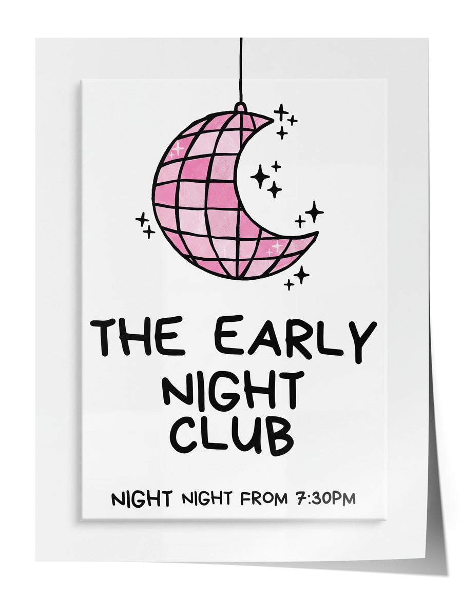 THE EARLY NIGHT CLUB Çerçevesiz Poster