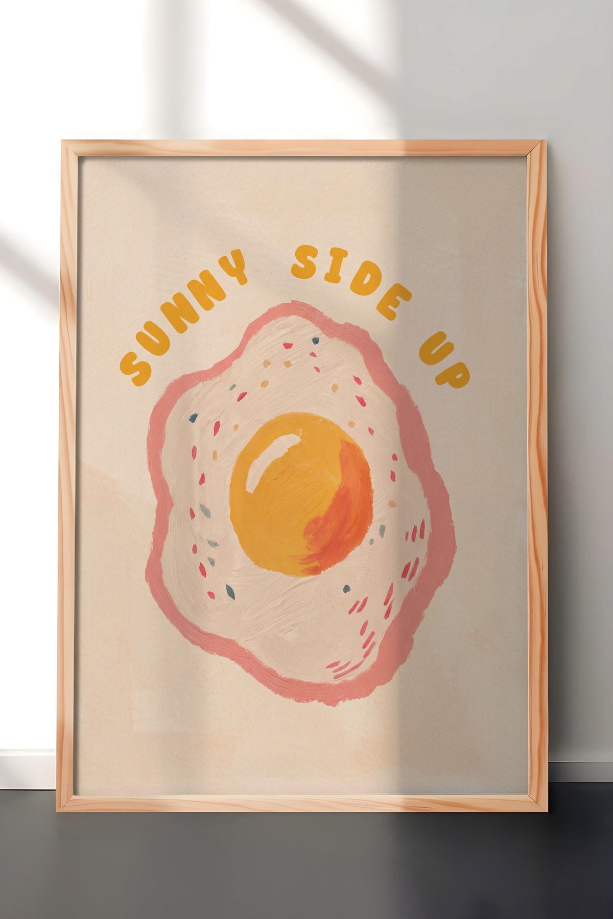 Sunny Side Up Poster – Ahşap Çerçeveli Tablo