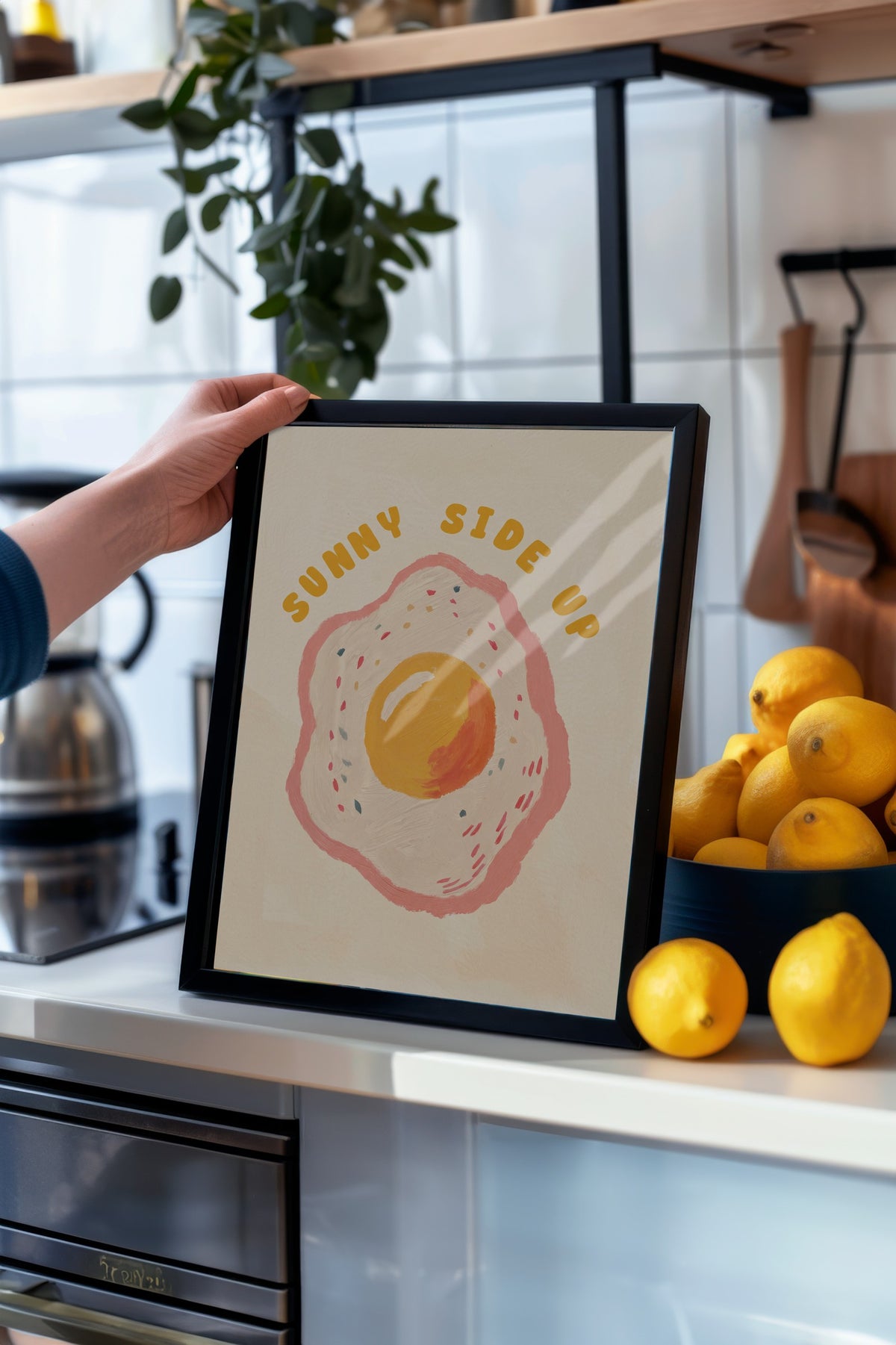 Sunny Side Up Poster – Siyah Çerçeveli Tablo