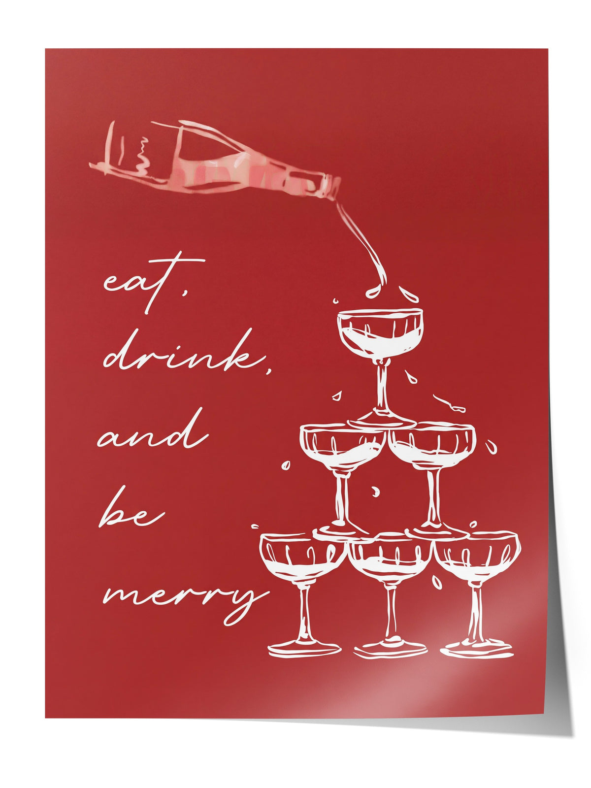eat, drink, and be merry Çerçevesiz Poster