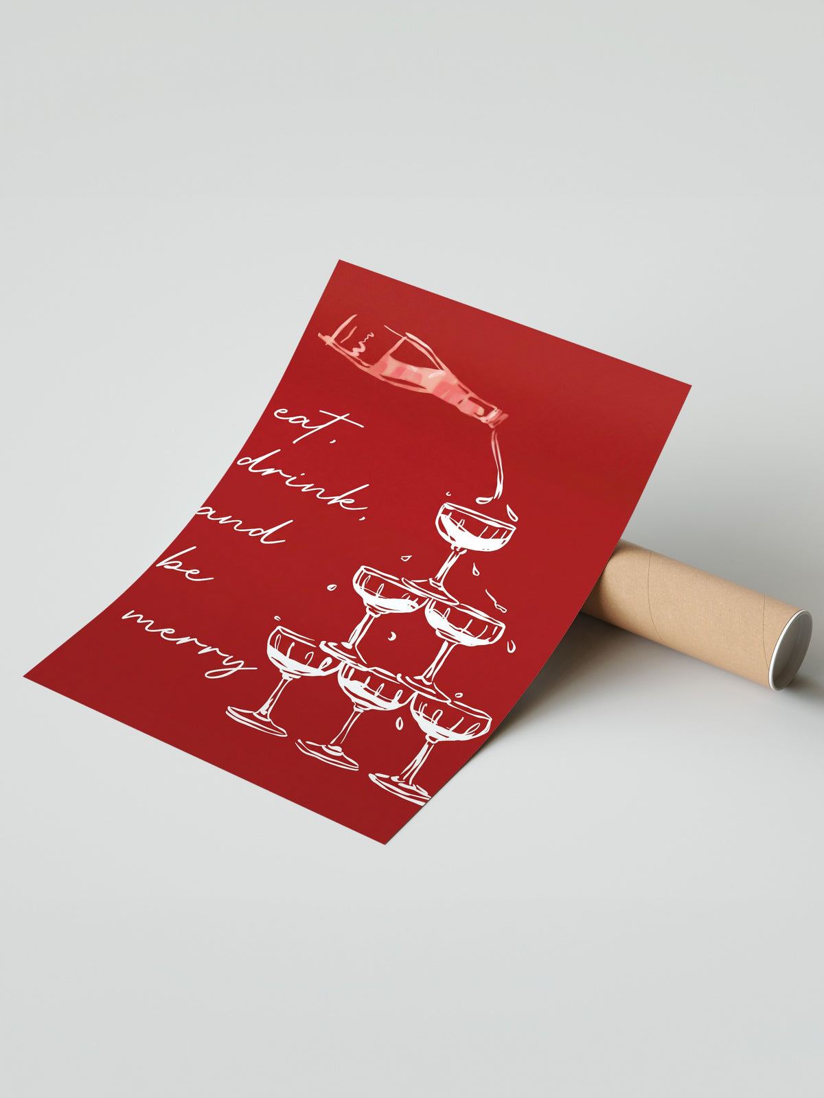 eat, drink, and be merry Çerçevesiz Poster