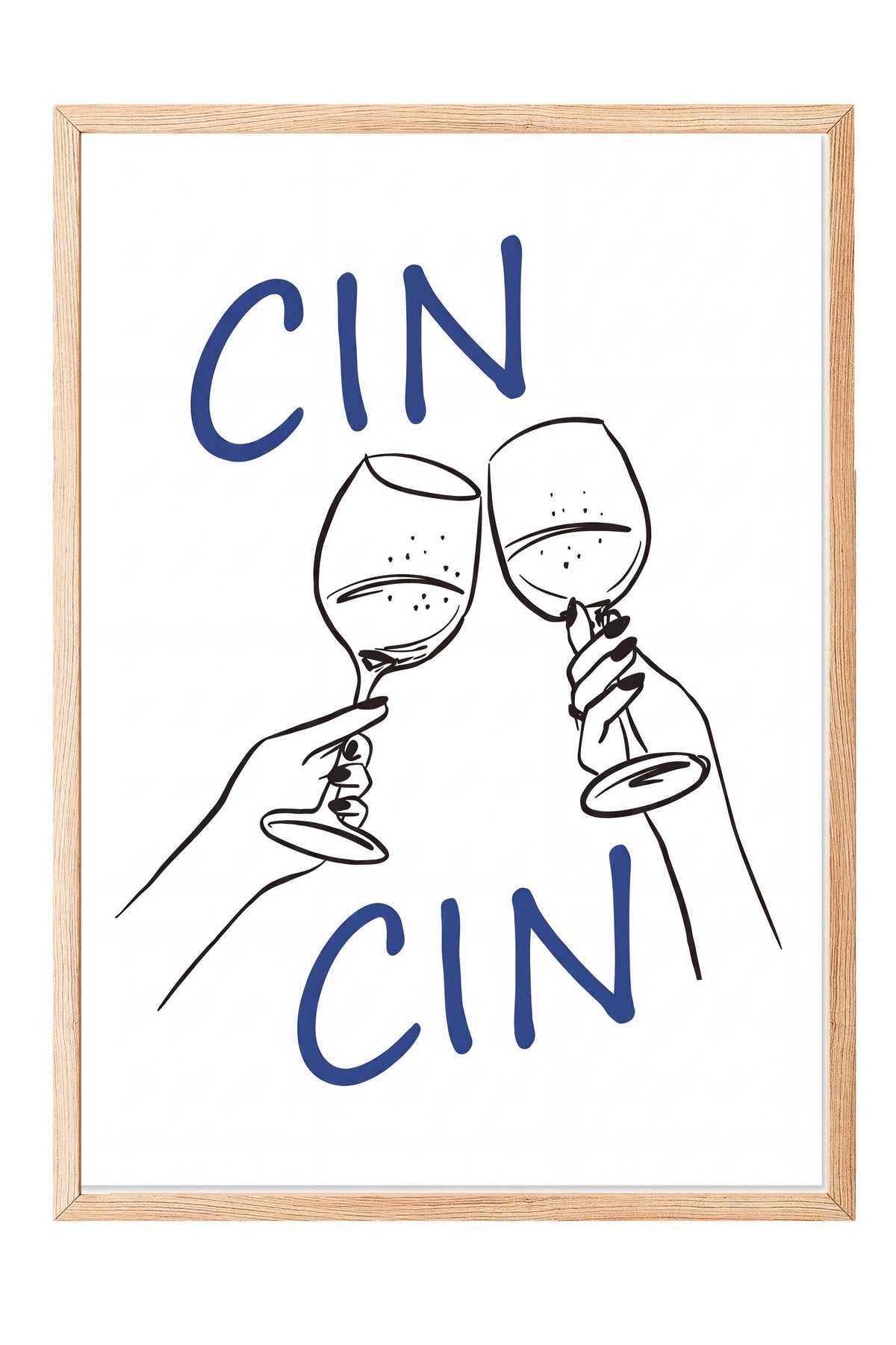 CIN CIN Poster – Ahşap Çerçeveli Tablo
