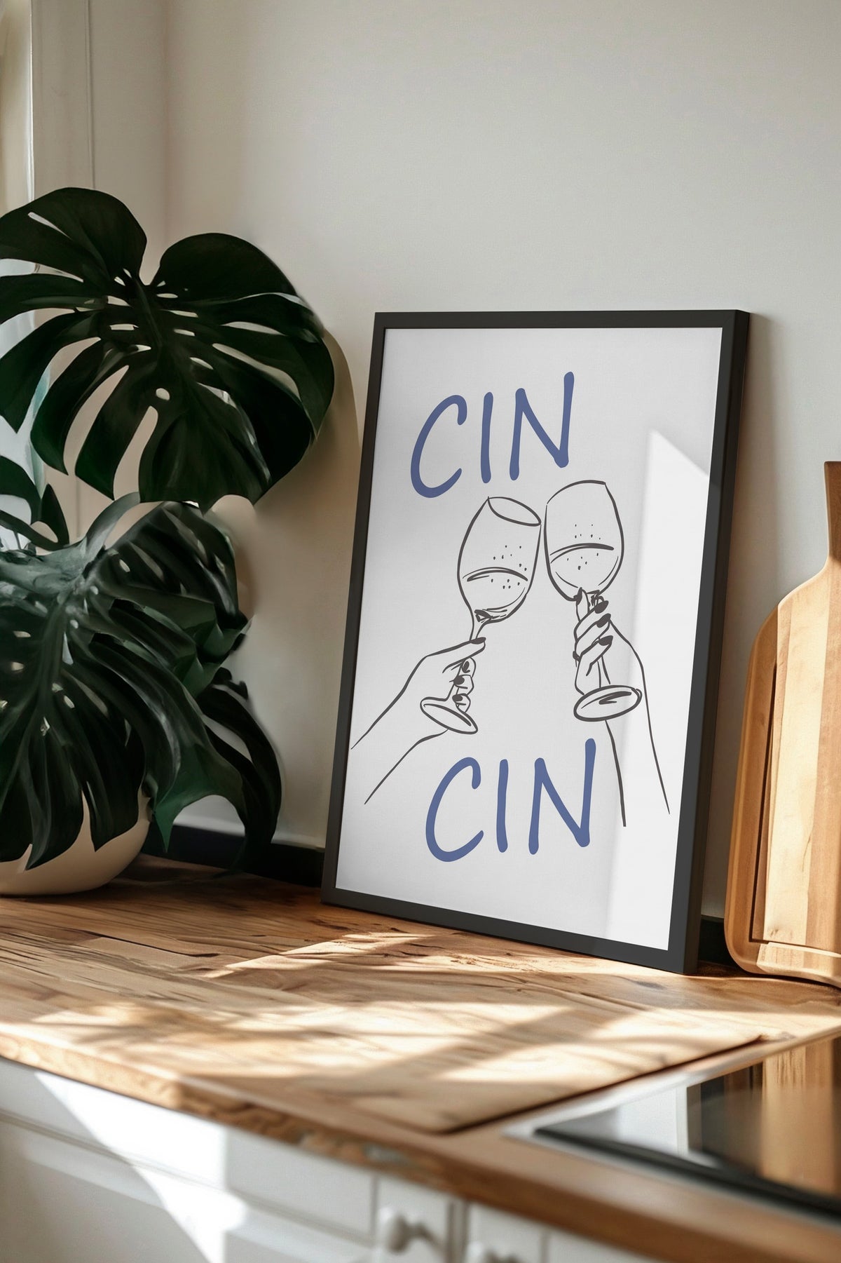 CIN CIN Poster – Siyah Çerçeveli Tablo