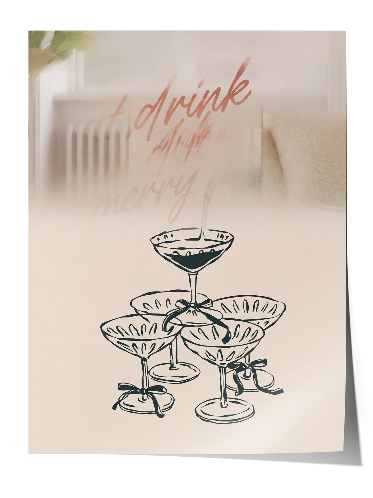 Eat Drink and Be Merry Çerçevesiz Poster