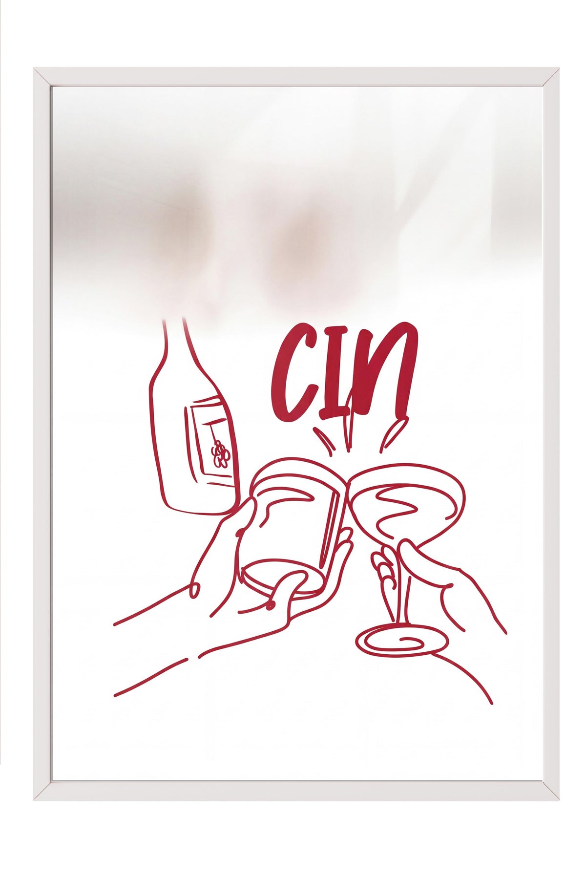 CİN Poster – Beyaz Çerçeveli Tablo