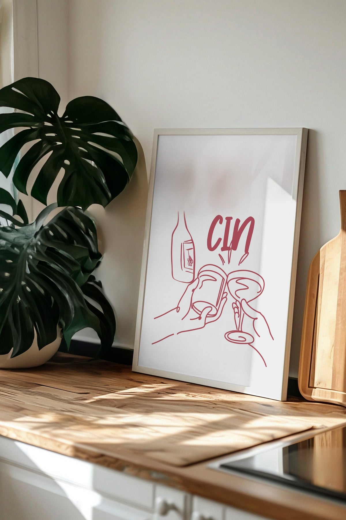 CİN Poster – Beyaz Çerçeveli Tablo