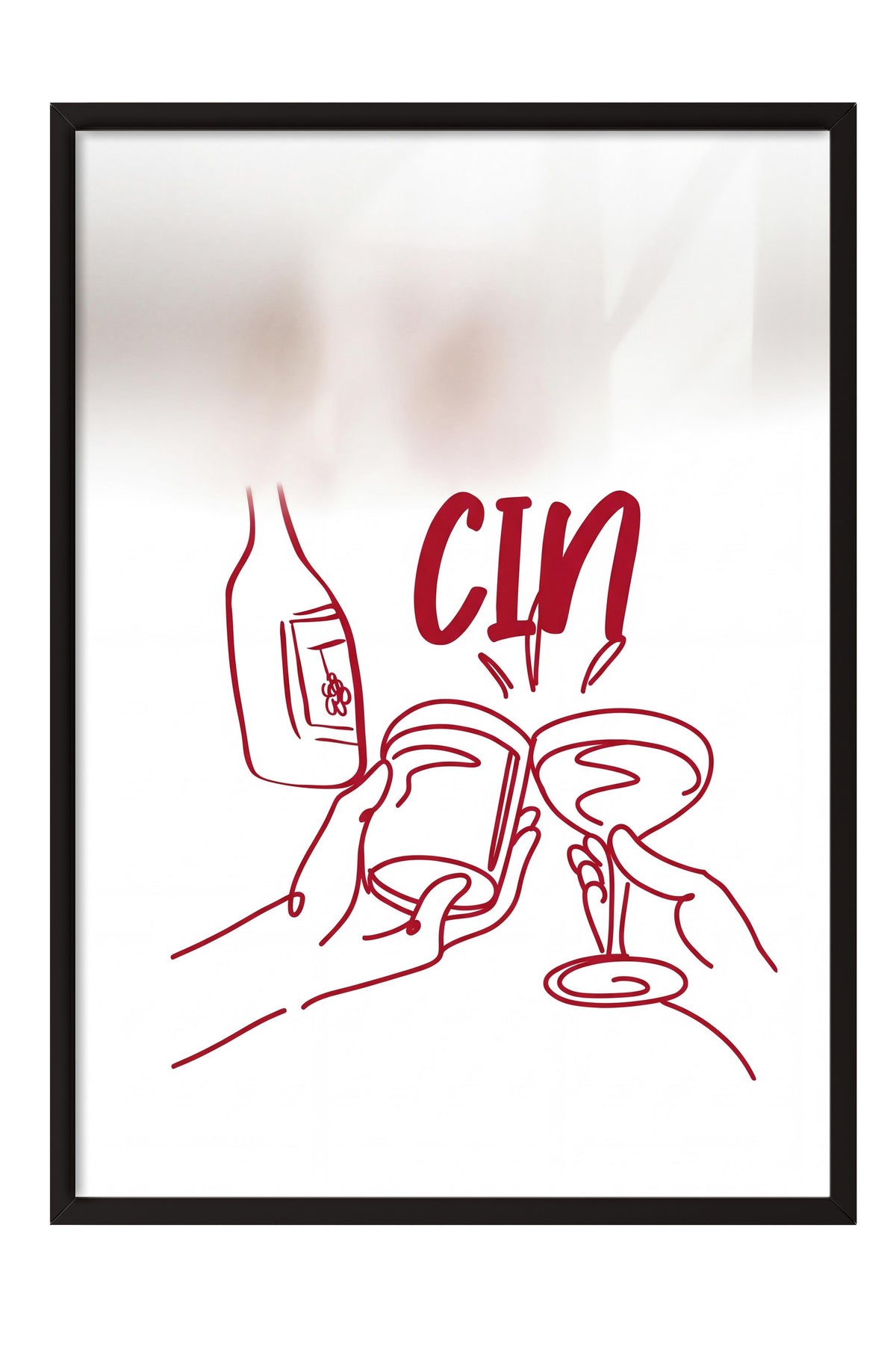 CİN Poster – Siyah Çerçeveli Tablo